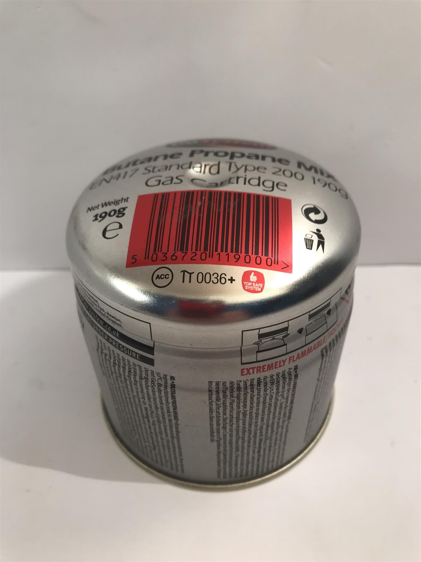 GoSystem 1190 Butane Propane Mid EN417 Standard Type 200 190g