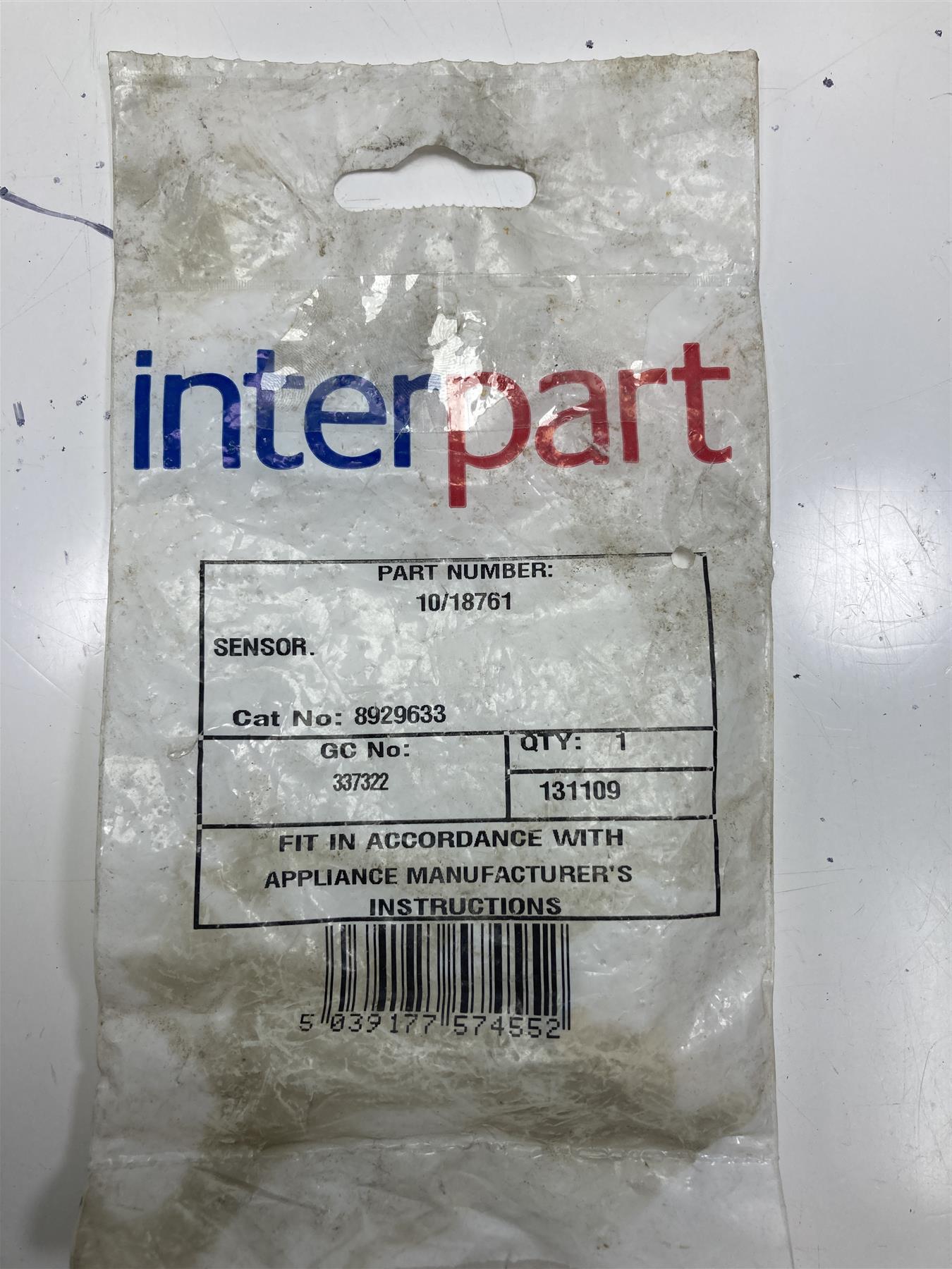 POTTERTON 10/18761 AIR/WATER FLOW SENSOR