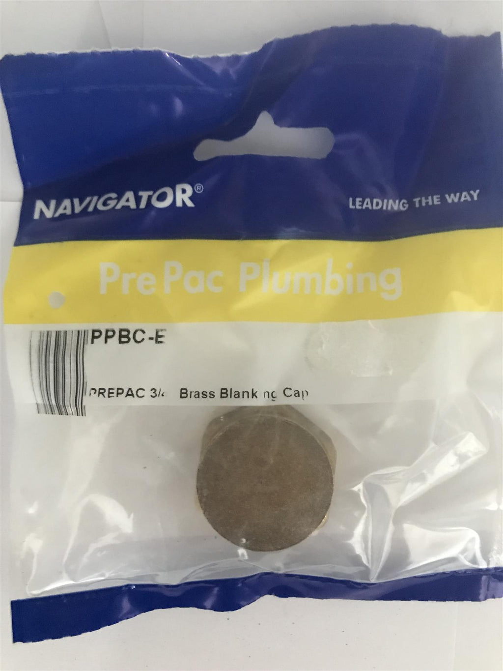 Navigator 3/4" Brass Blanking Cap PPBC-E