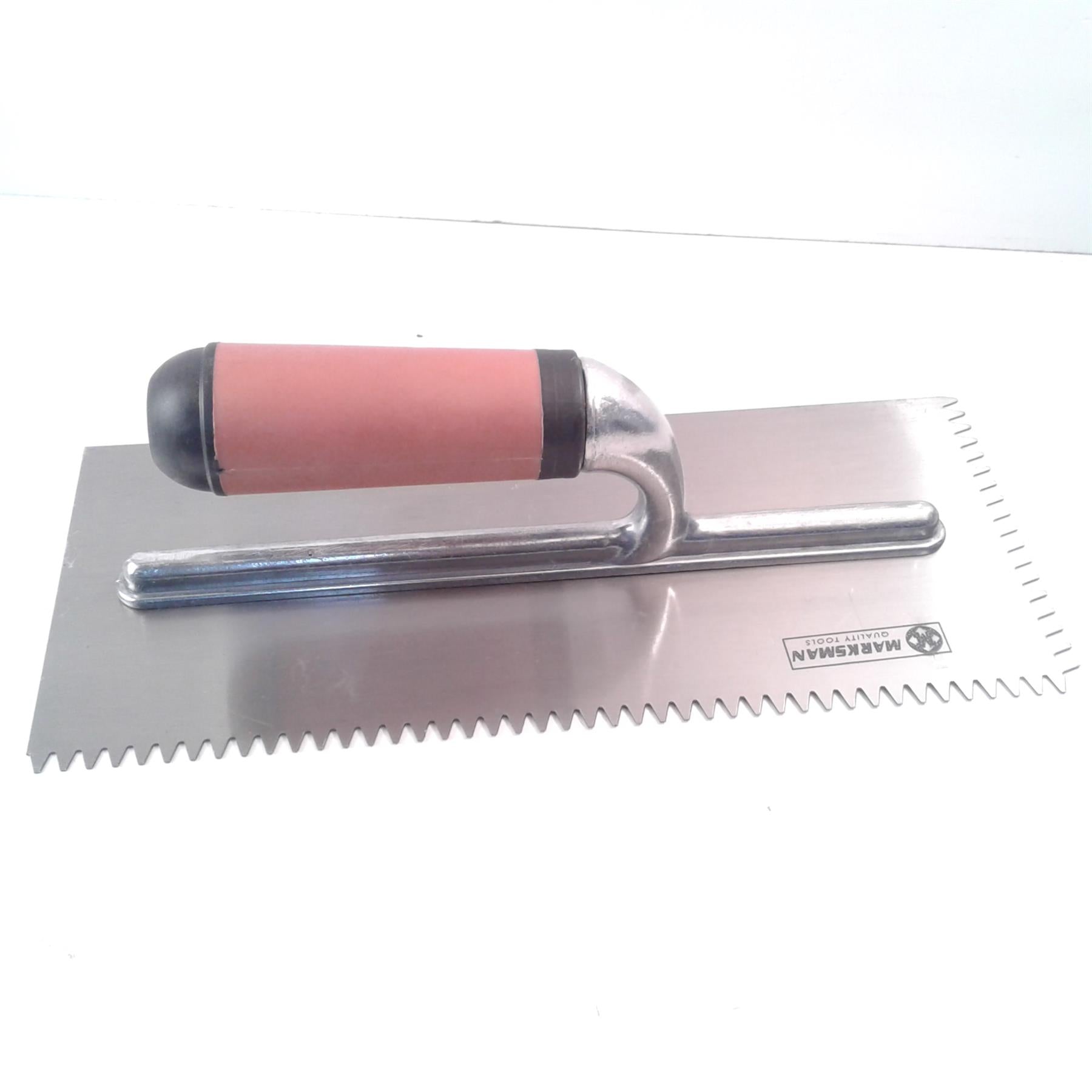 Marksman Steel Toothed Plastering Trowel, soft grip 11"