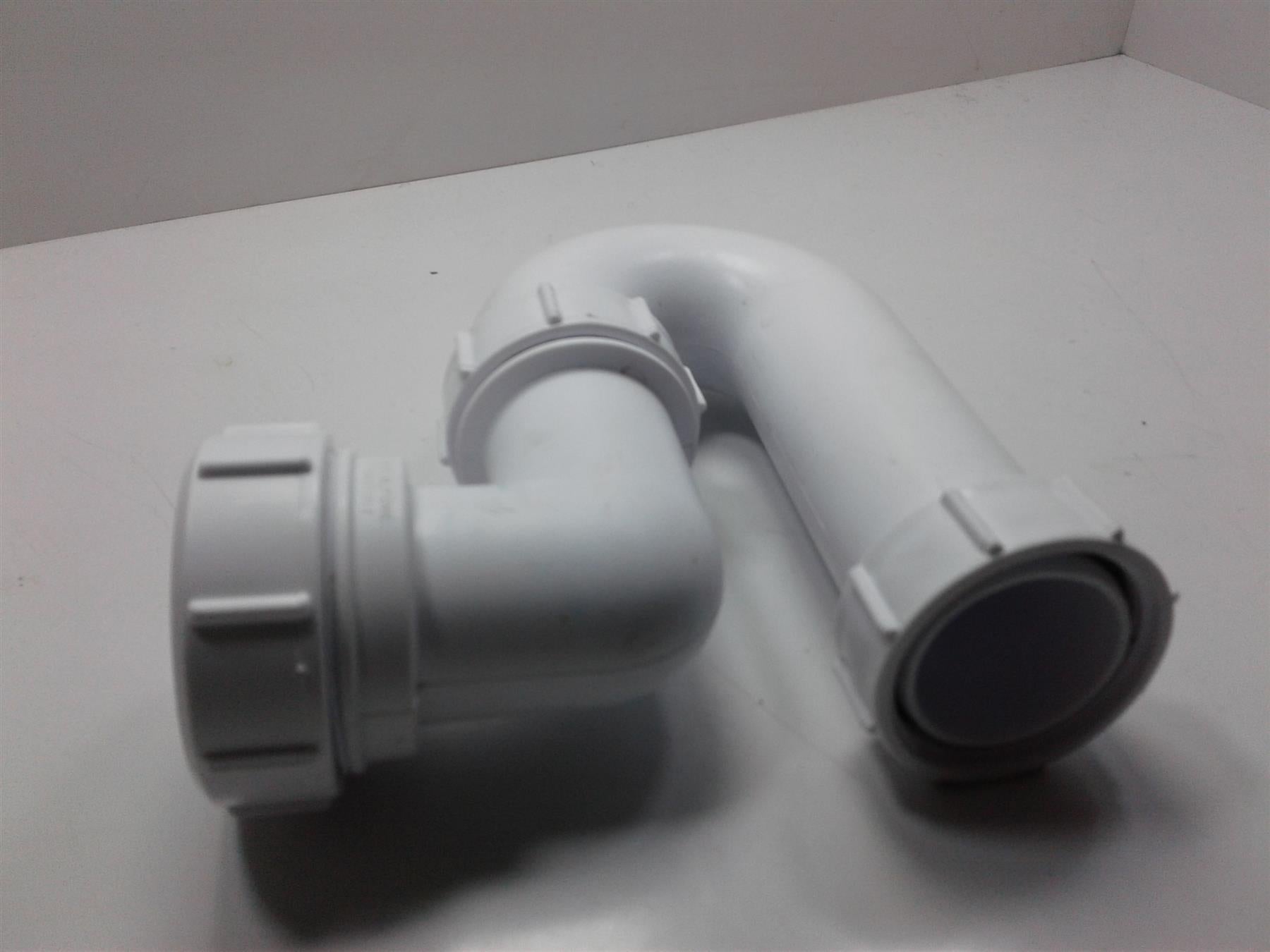 MCALPINE TUBULAR P TRAP 38MM WHITE