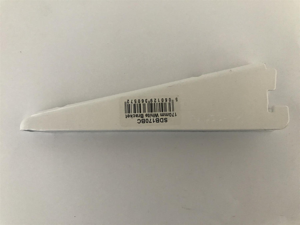 Sapphire White Shelf Bracket 170mm SDB170BC