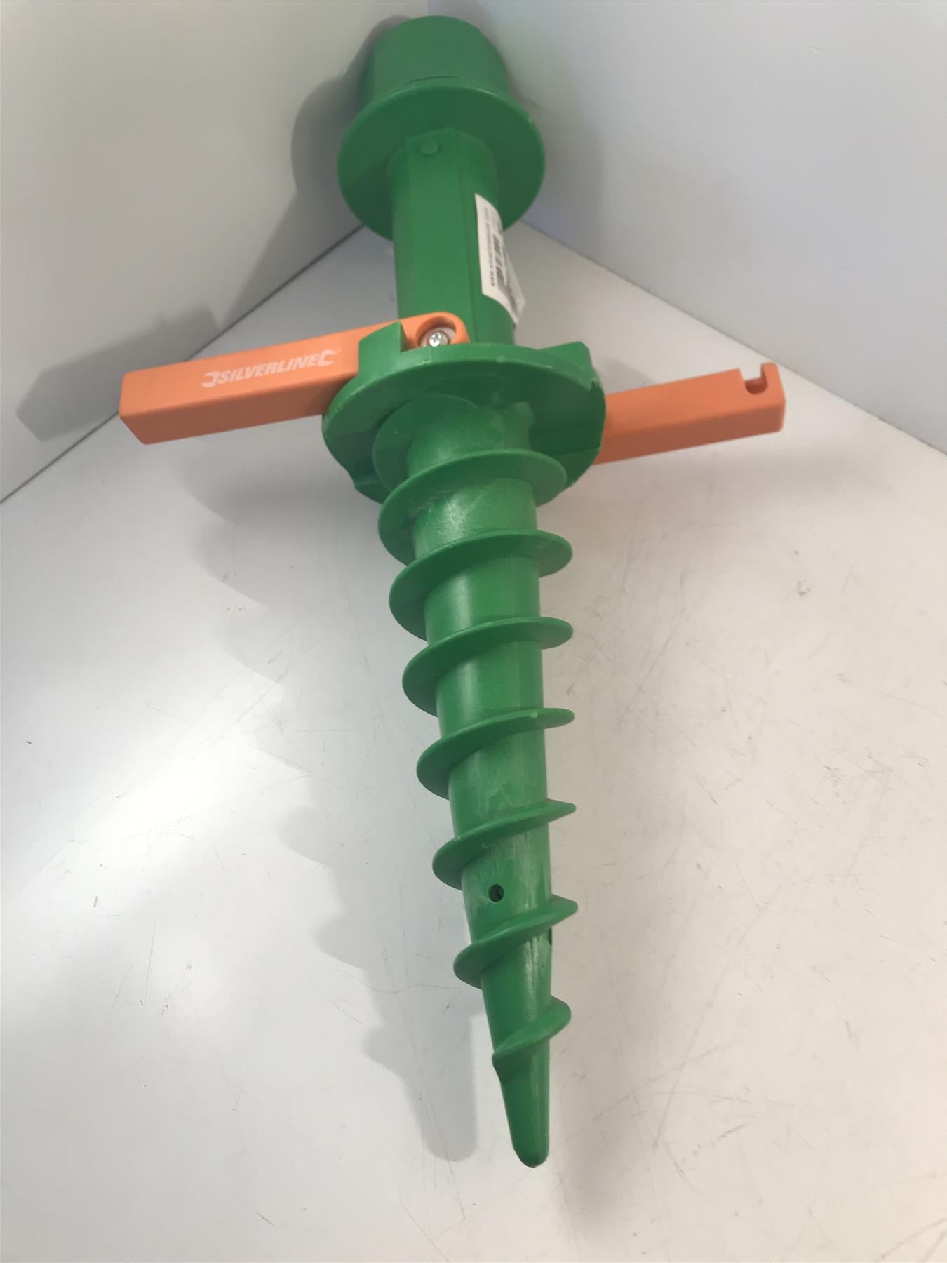 Silverline 450mm Earth Anchor Gardening - 219607 Easy To Screw Into Ground