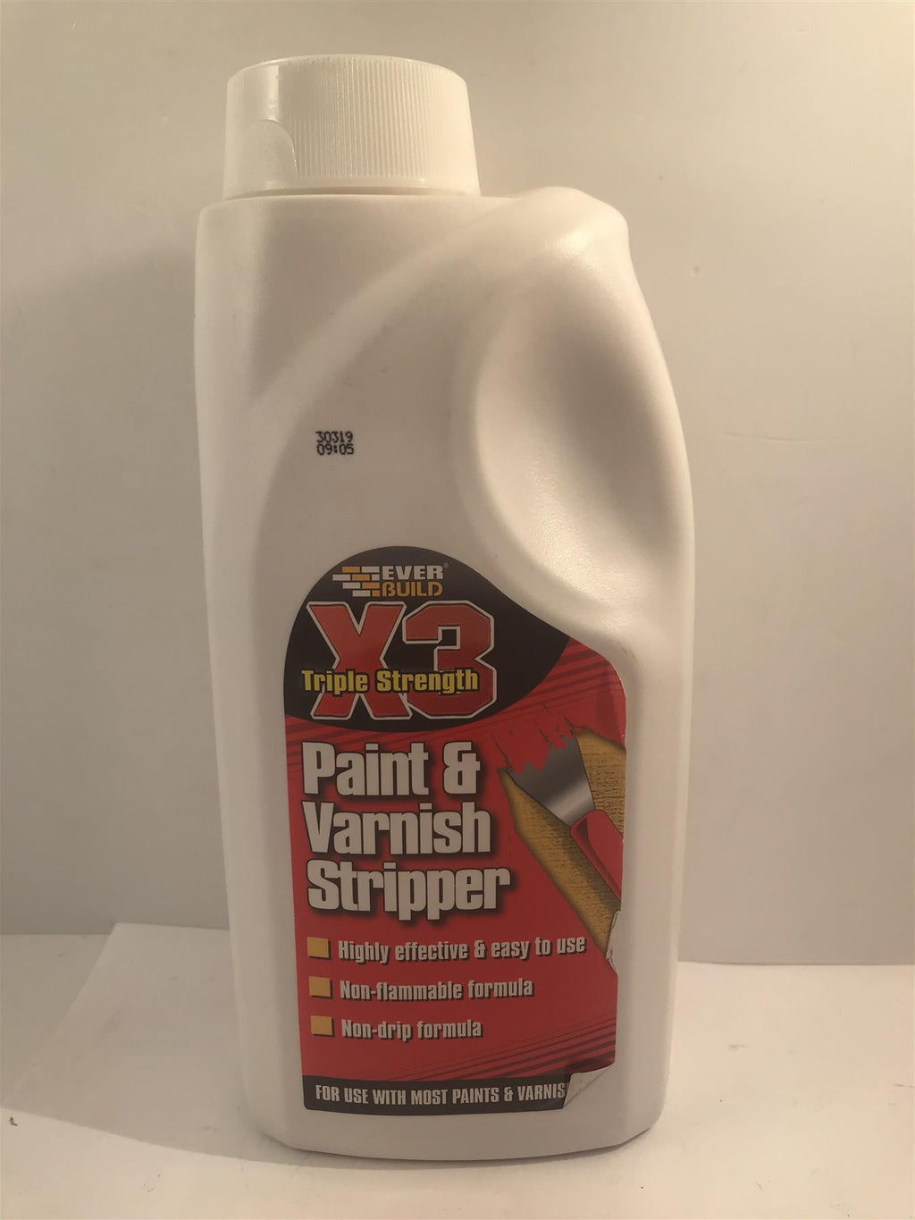 Everbuild  X3 Triple Strength Paint & Varnish Stripper 1 Litre