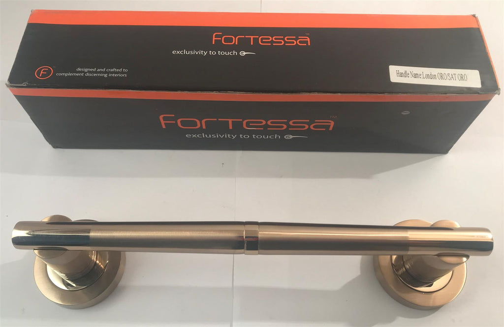 Fortessa FALCON-ORO/SAT ORO London Door Handle Brass PVD
