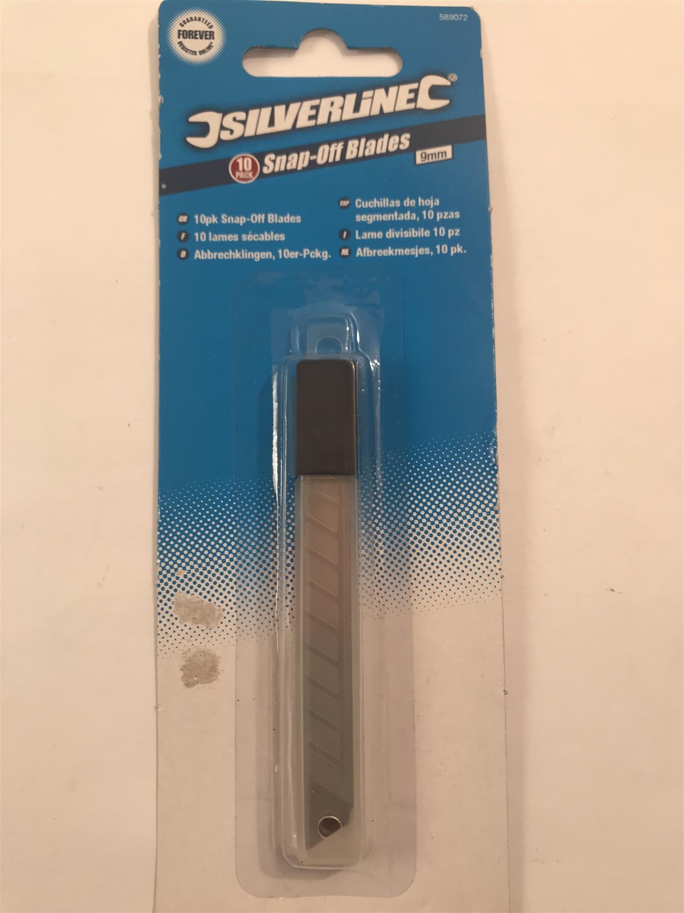 Silverline 589072 9mm Snap-Off Replacements Pack of 10