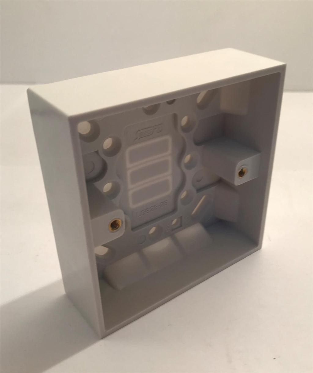 Selectric 1 Gang 30mm Deep Surface Pattress Box  LG828-25