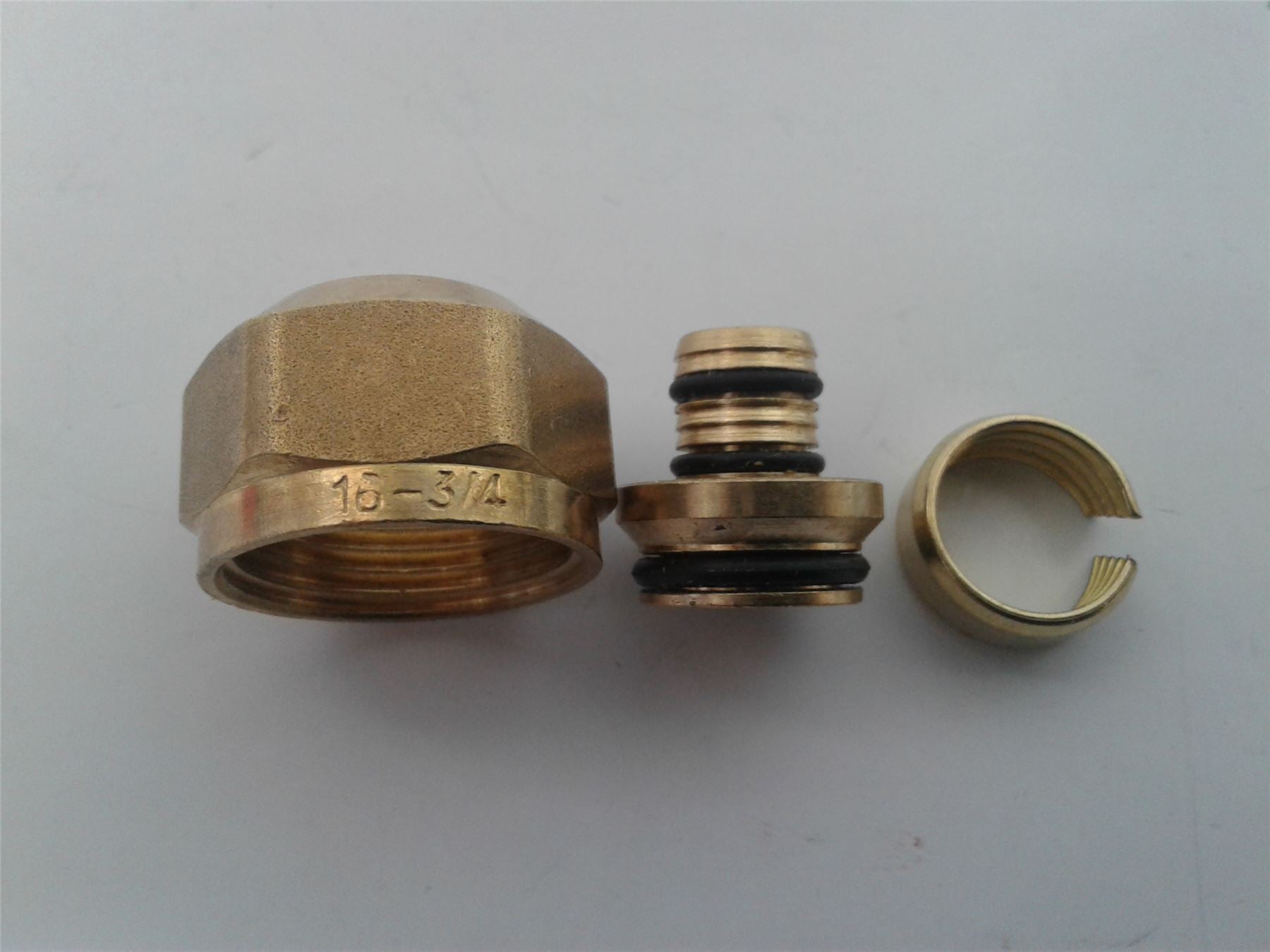 NEW Compression Fitting 16mm - ¾” FT EUROCONE
