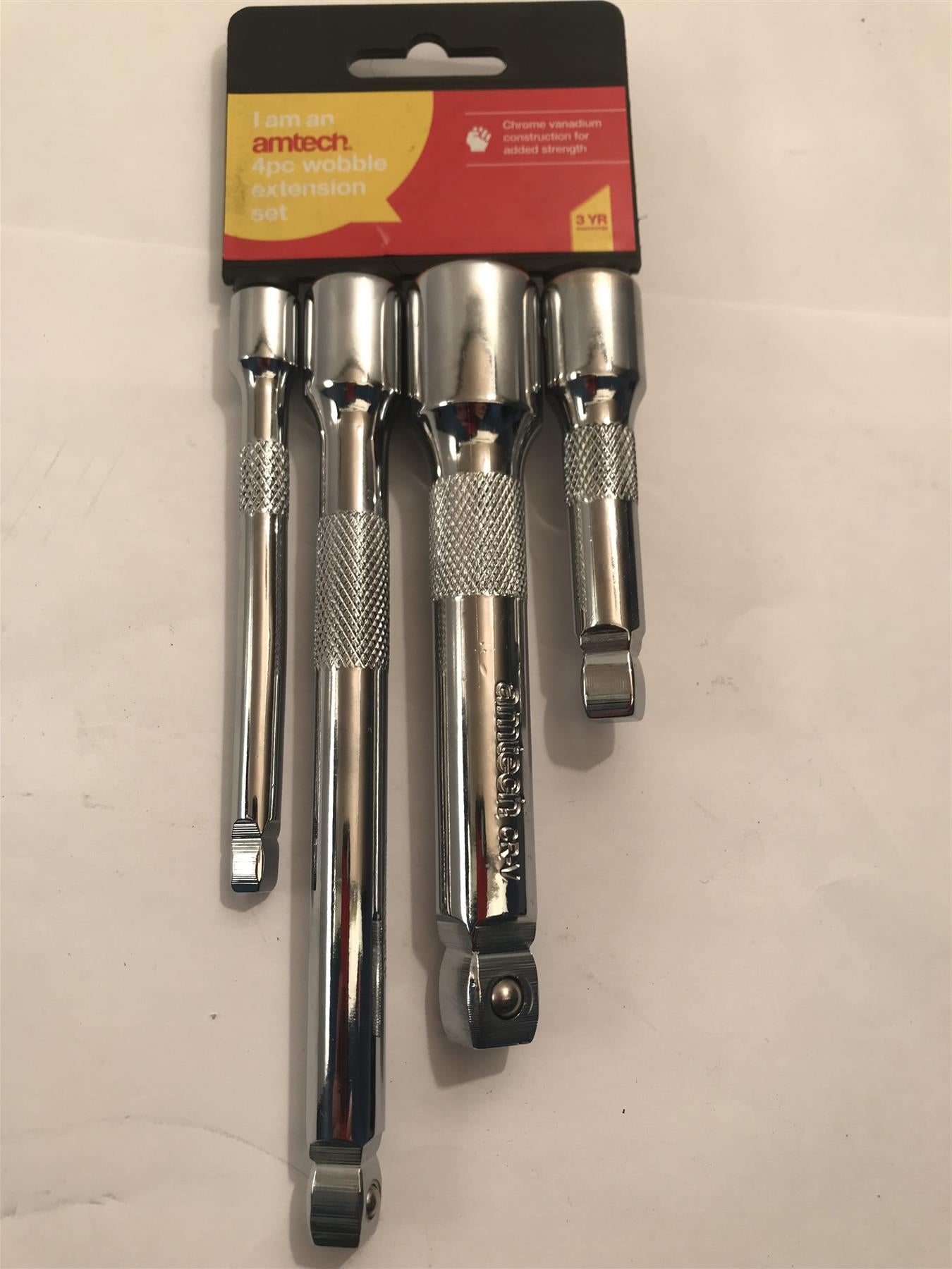Amtech 4pc Wobble Extension Set