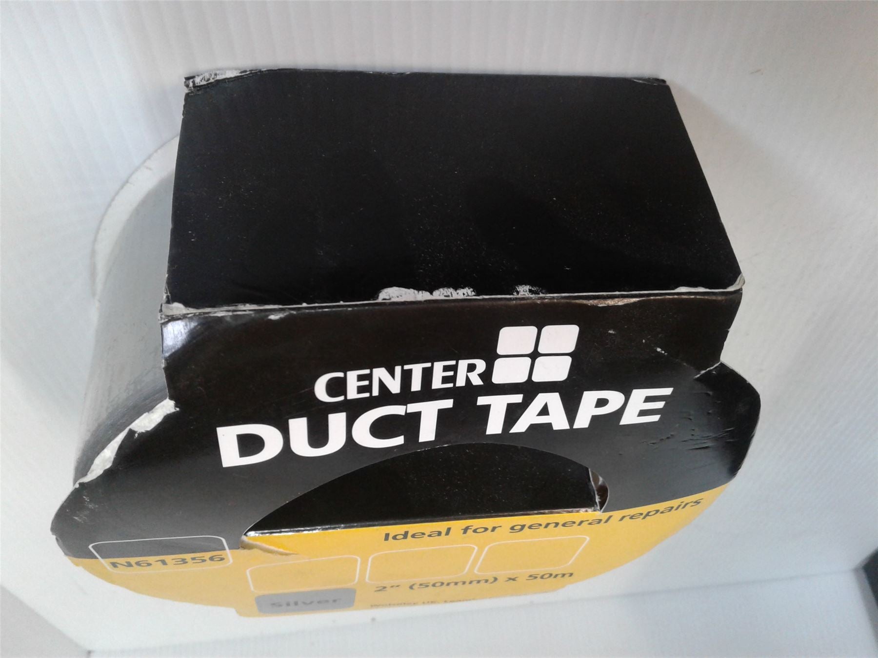 NEW Center Silver Waterproof Duct Tape 50mm x 50m N61356