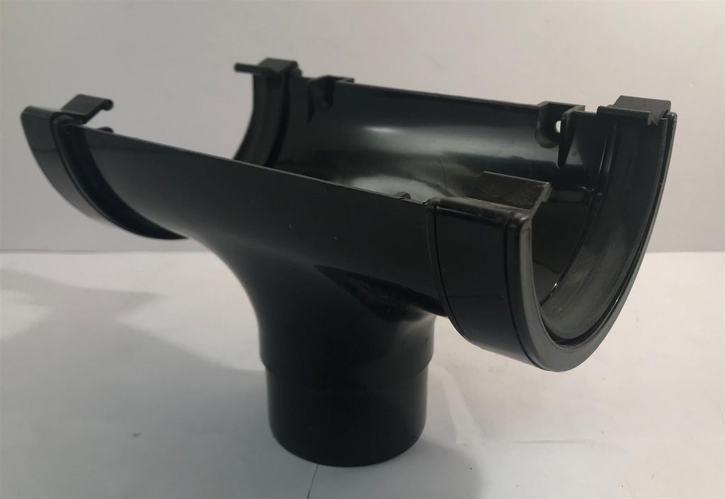 Floplast Half Round 112mm Running Outlet