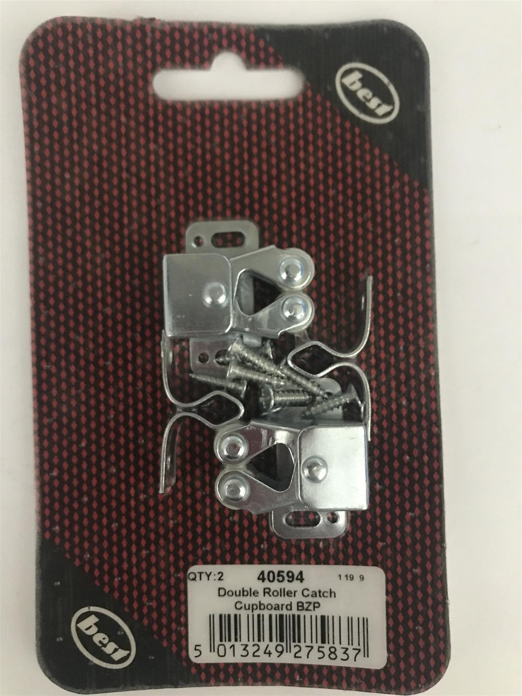 Best double Roller Catch for Cupboards Zinc Plated (2 Pk)  40594