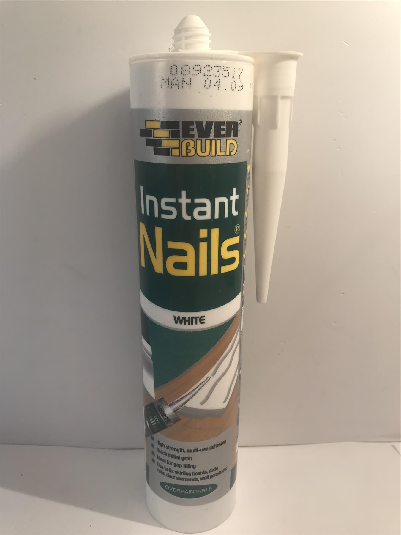 Everbuild Instant Nails White Adhesive - 290ml