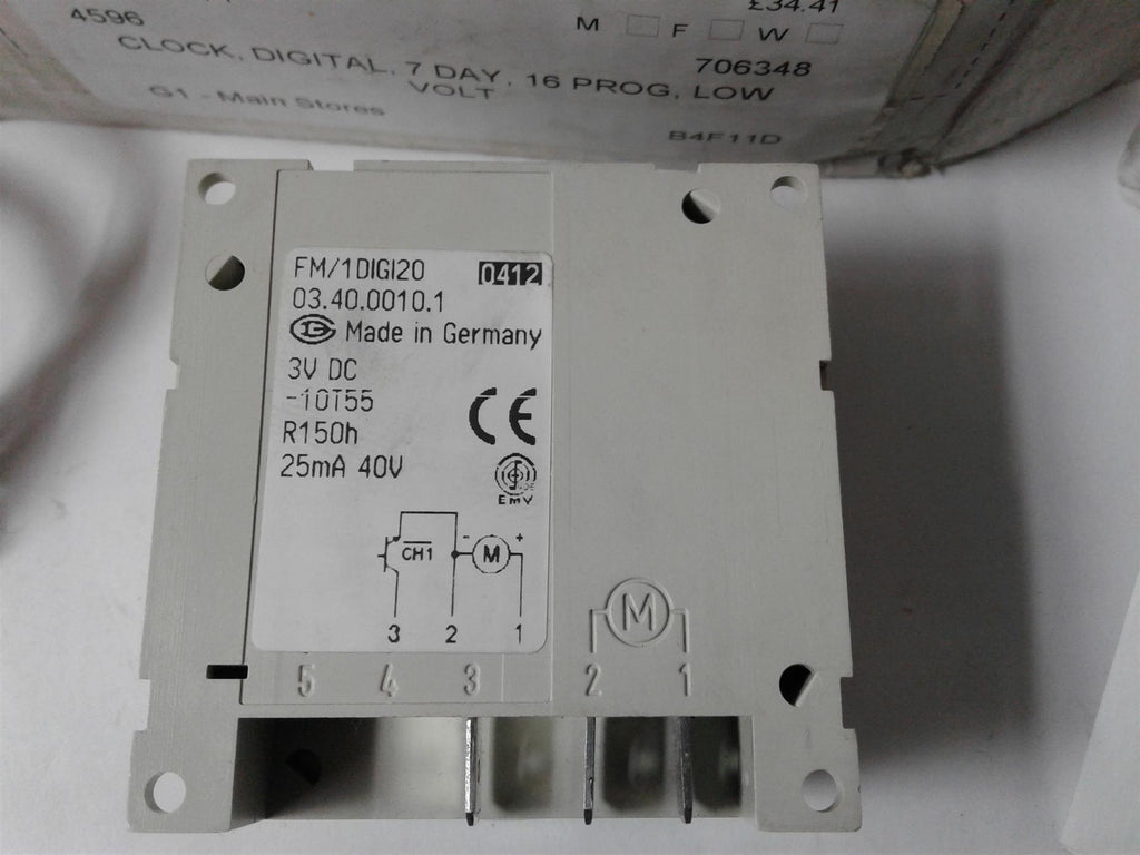 New Grasslin FM/1 DIGI20 Digital Timer Clock Programmer Baxi 247207