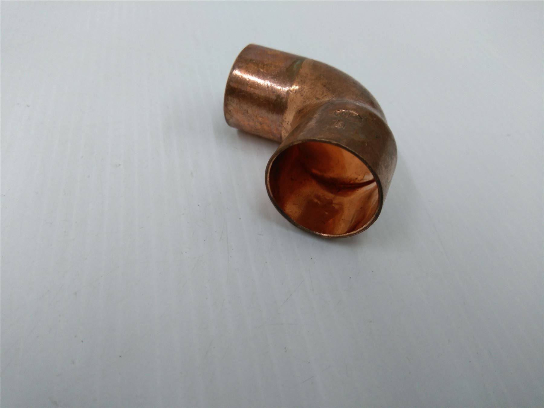 COPPER END FEED FITTING ELBOW 90 DEGREE SIZE 22mm MALE TO FEMALE