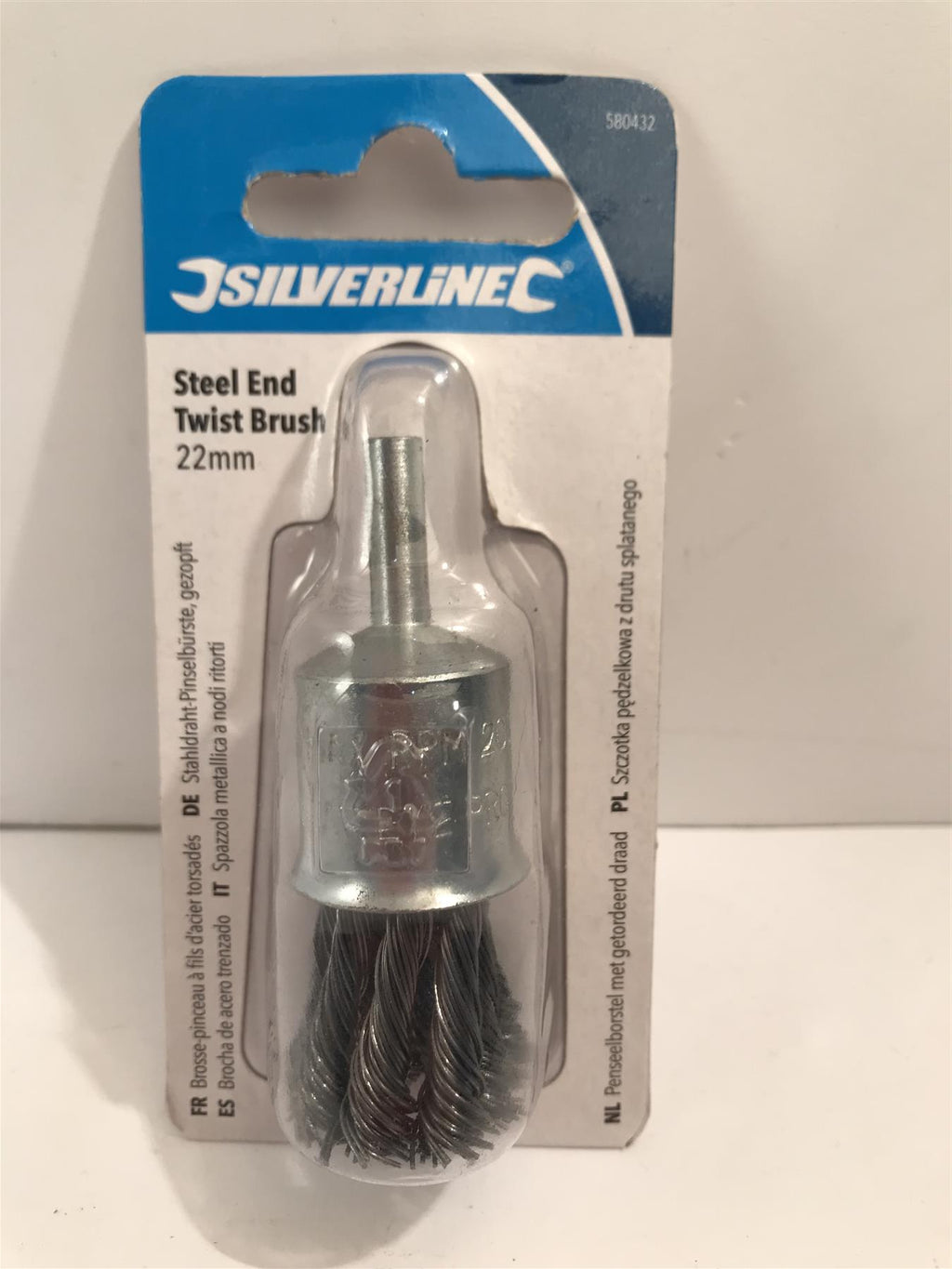 Silverline Steel Wire End Twist Brush 22mm 580432