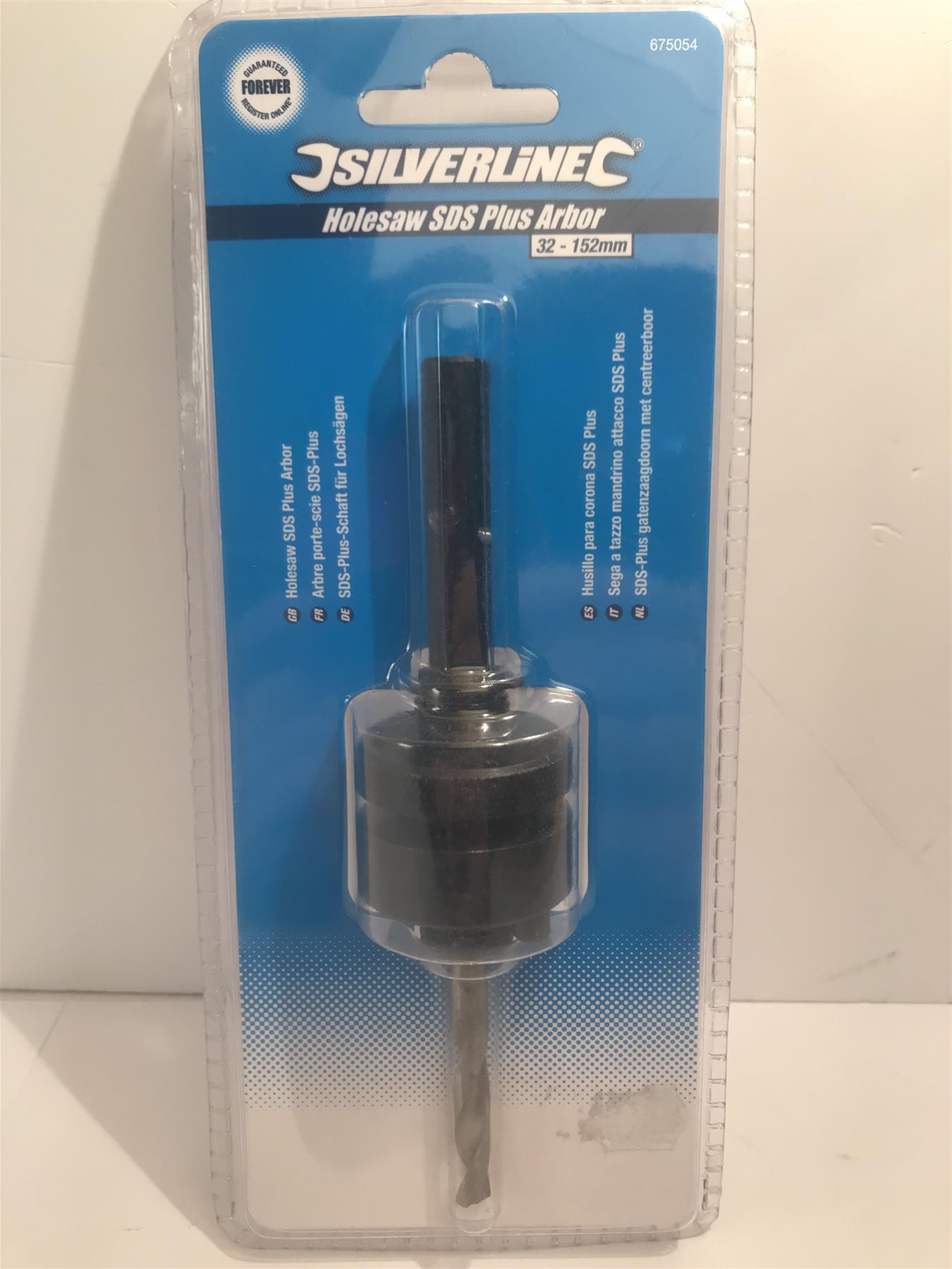 Silverline Holesaw SDS Plus Arbor 32-152mm  675054