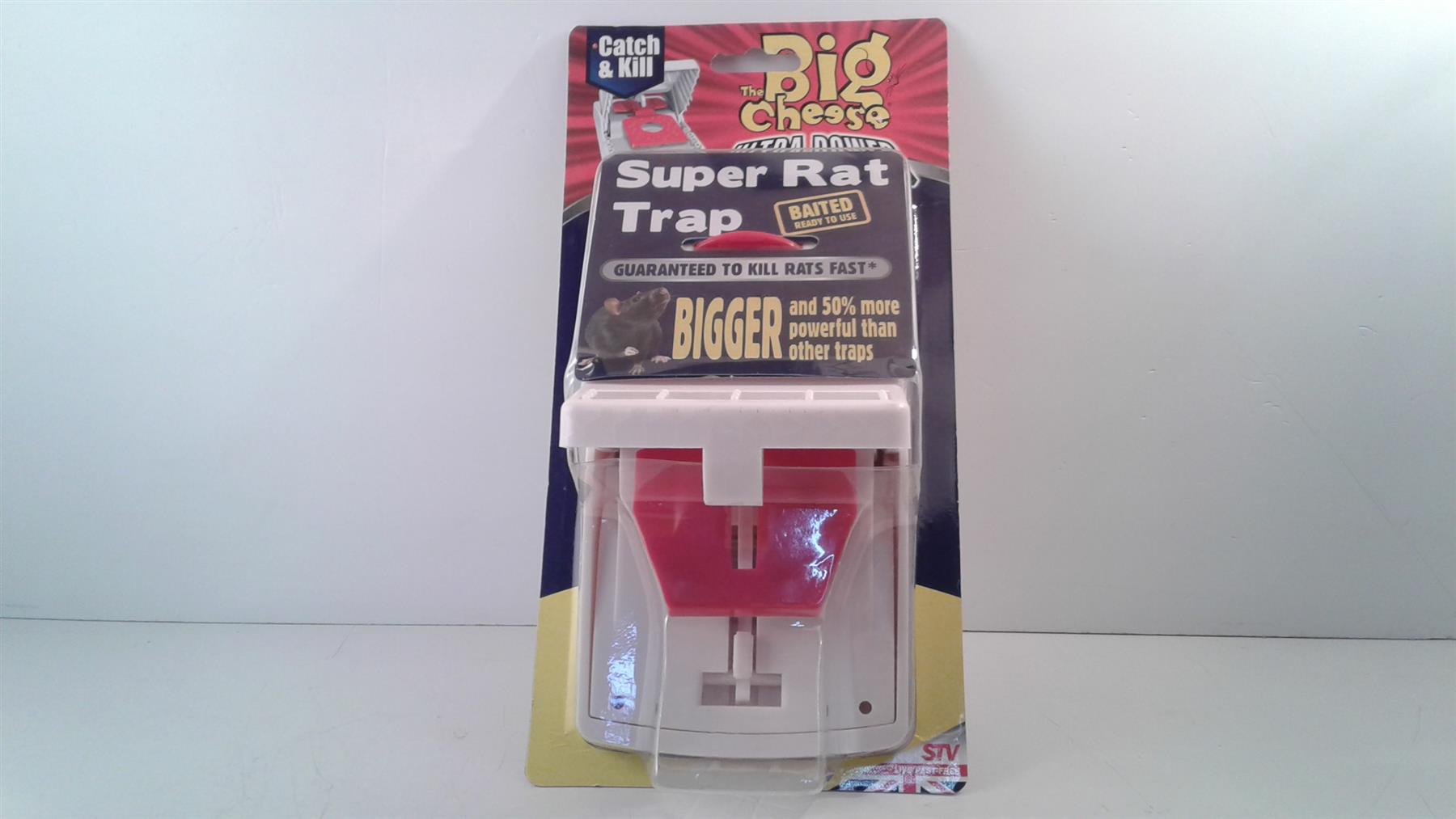The Big Cheese Ultra Power Super Rat Trap (baited ready to use)