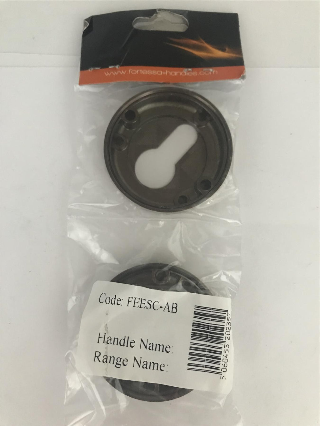 Fortessa Keyhole Escutcheon 51mm Brass Plated  FEESC-AB  2 Pack