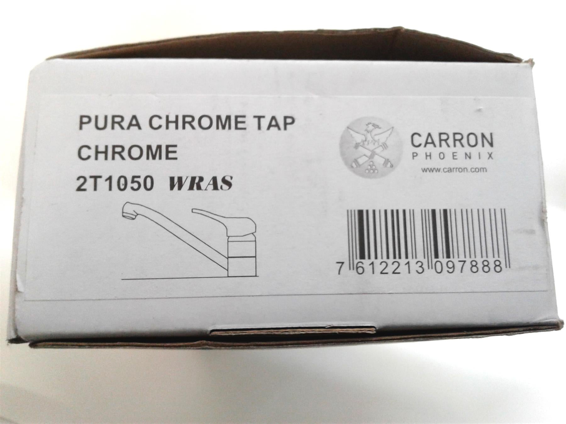 New Carron Phoenix 2T1050 Chrome Pura Single Lever Kitchen Tap