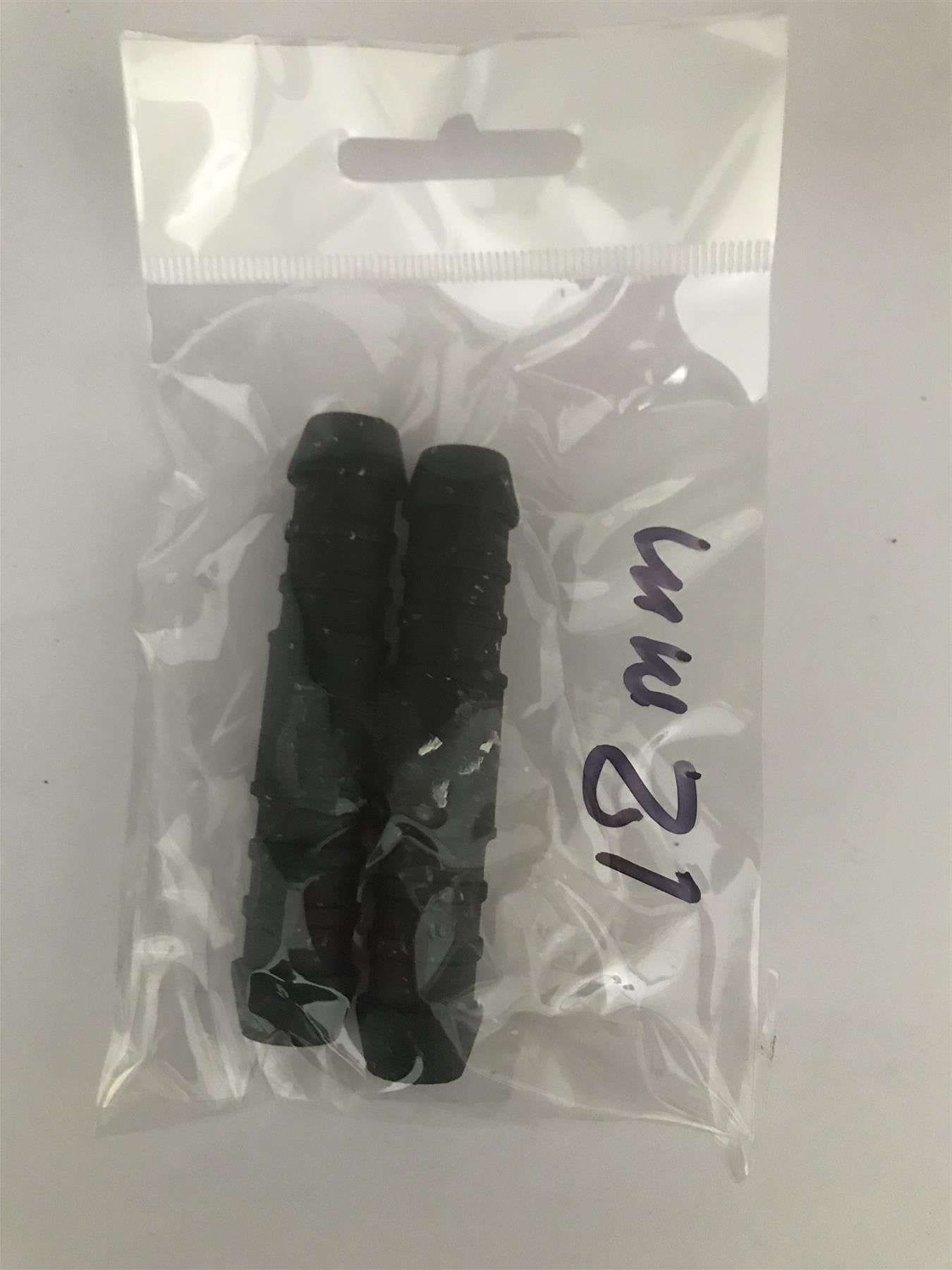 12mm Plastic Barded Straight Hose Pipe connector (2pk)