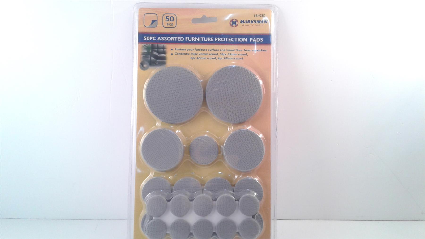 50pcs Grey Self Adhesive Furniture Pads