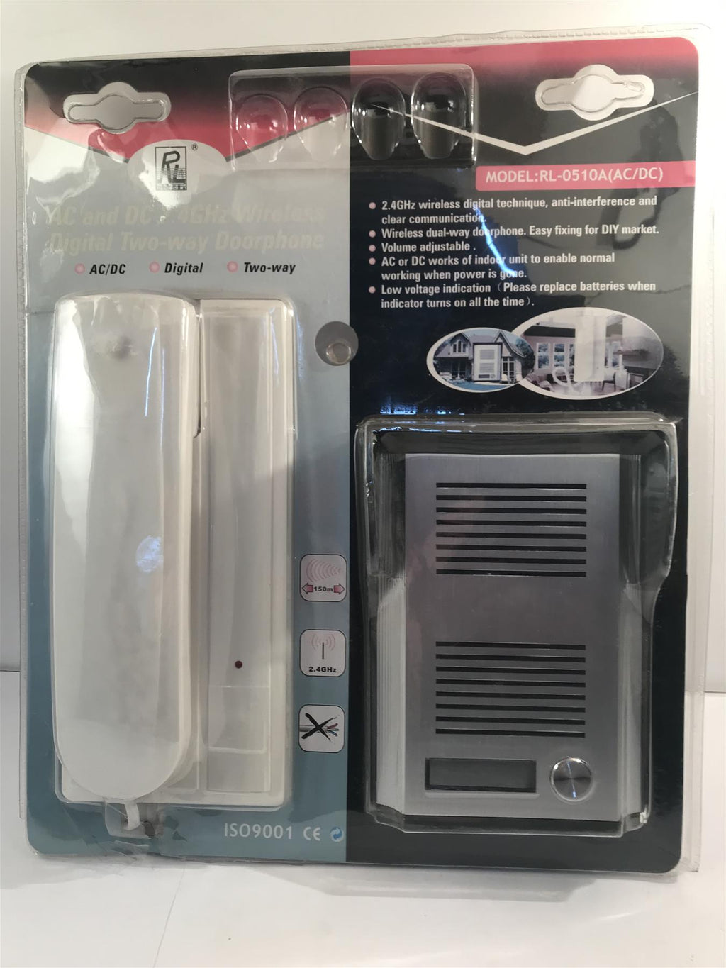 Two Way Wireless Entry Door Phone 2.4GHz RL-0510A(AC/DC)