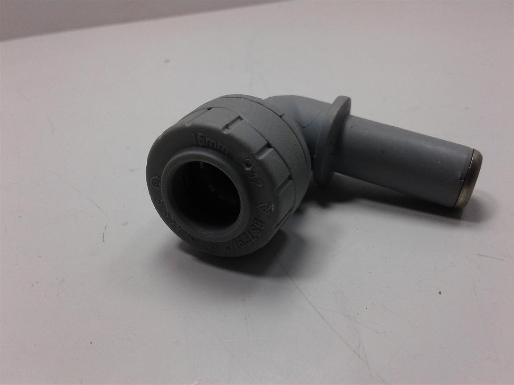 Polyplumb 15mm Spigot Elbow Grey