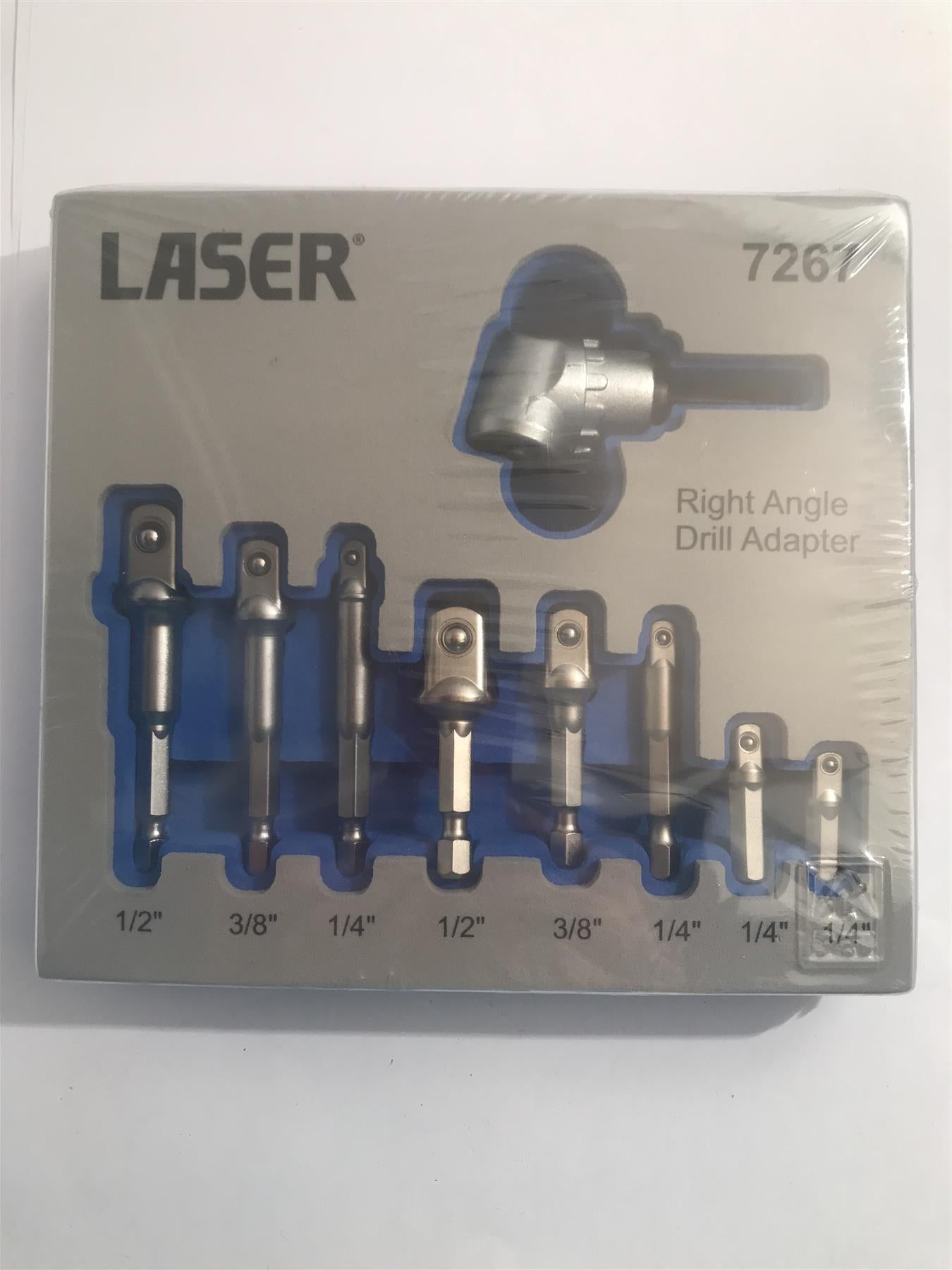 Laser 9pc Right Angle Drill Adapter 7267