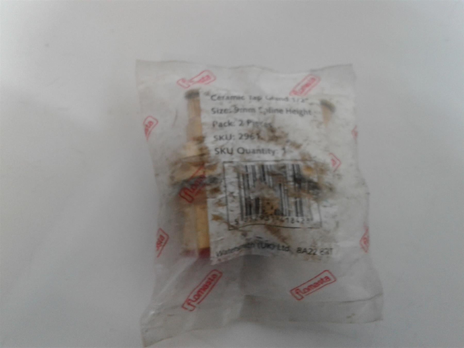 NEW FLOMASTA TAP GLAND CERAMIC WITH 9mm SPLINE INSERT CARTRIDGE 1/2