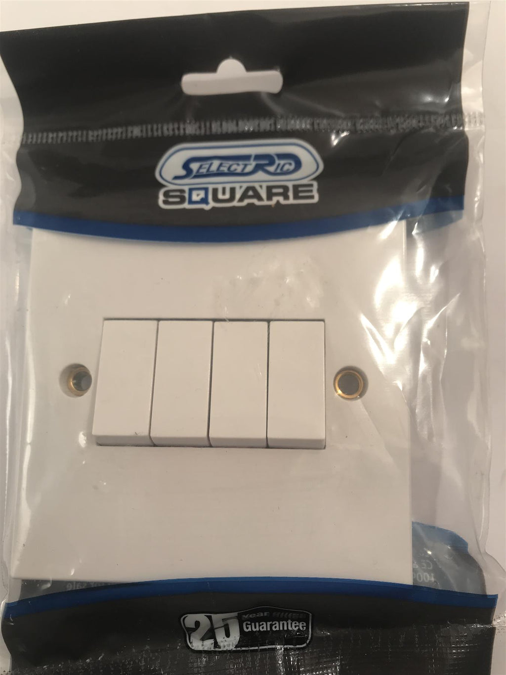 Selectric Square 4 Gang 2 Way (1Gang Plate) Switch  LG210