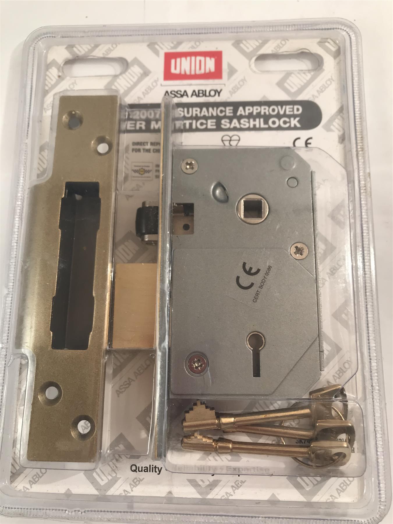 Union Brass  BS3621 5 Lever Mortice Sashlock  67mm  3K74E