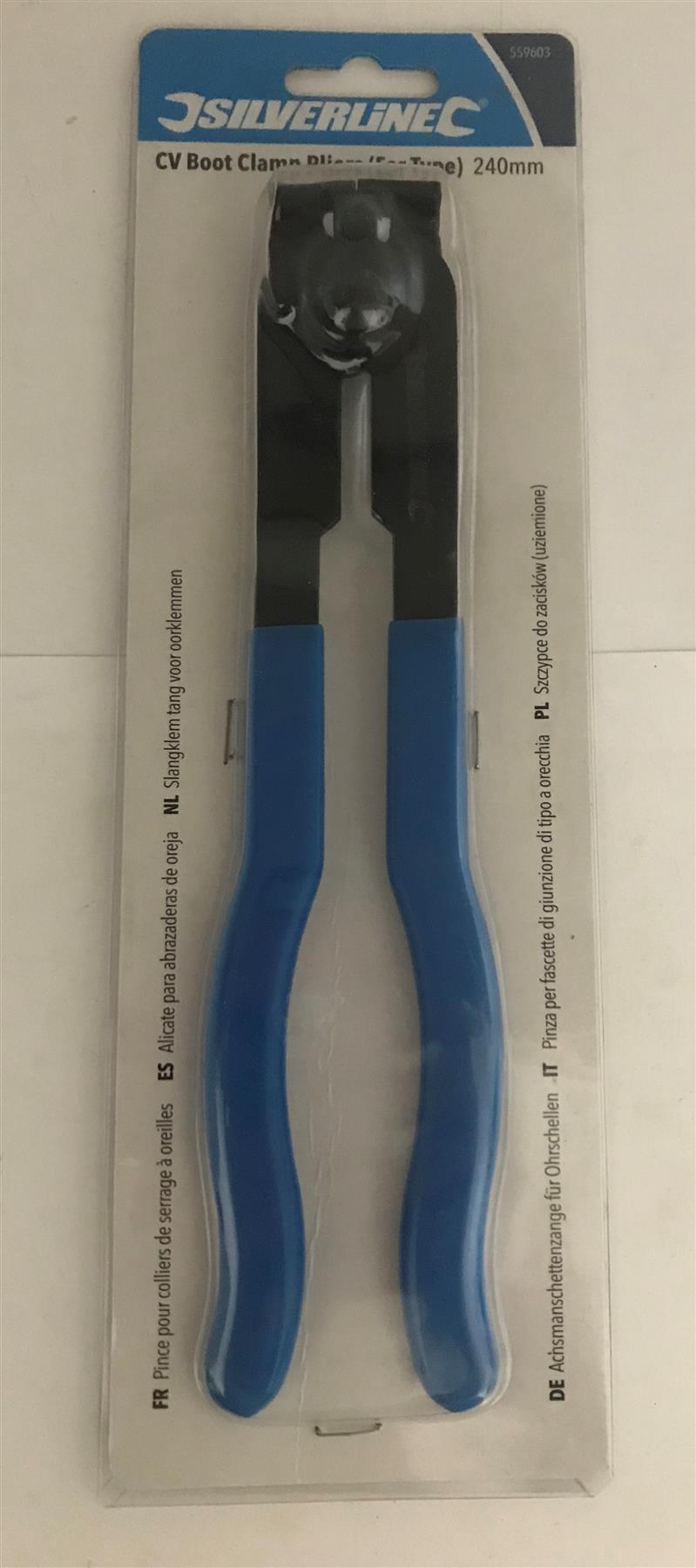 Silverline CV Boot Clamp Pliers (Ear Type) 240mm  559603