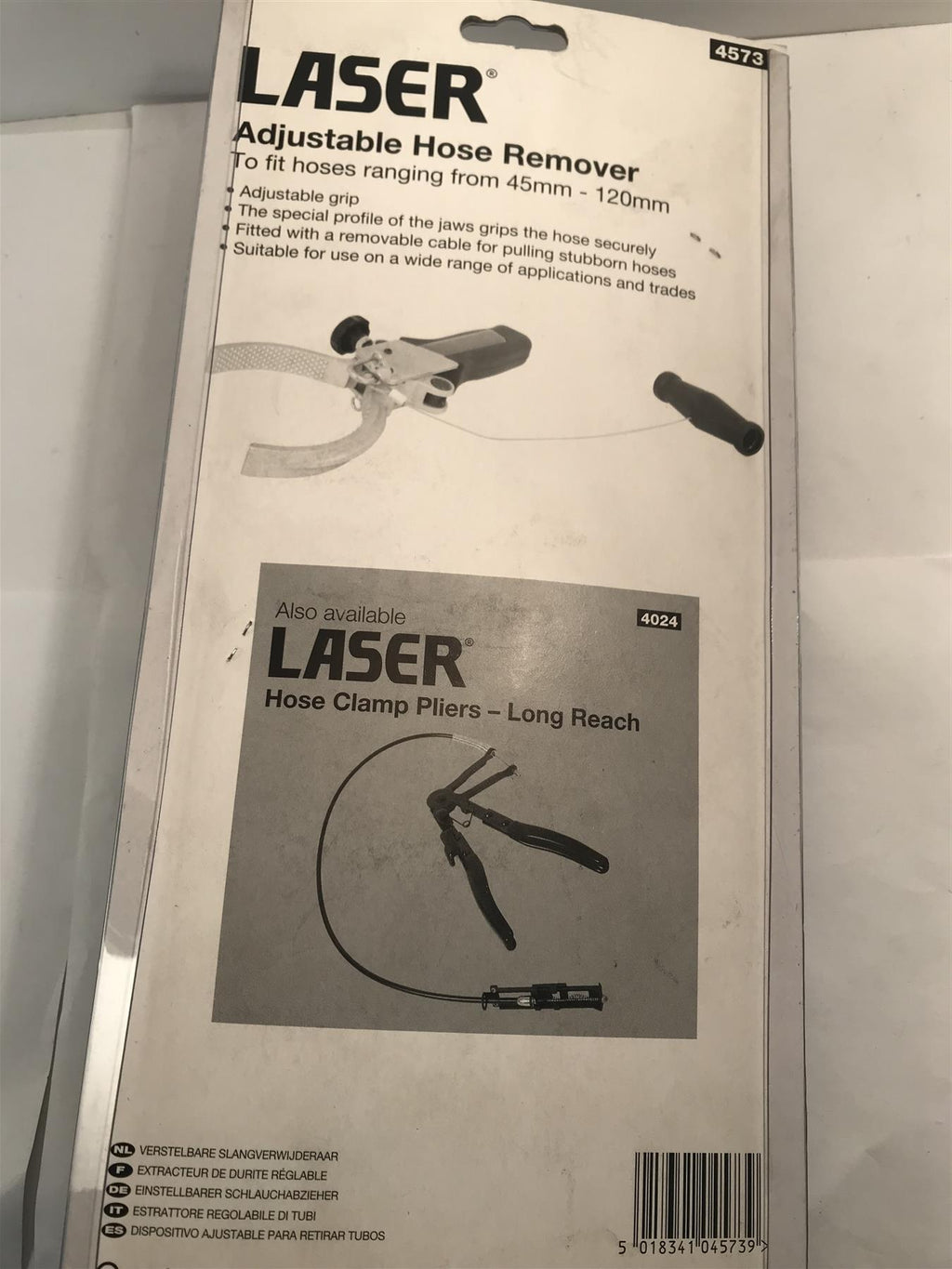 Laser Adjustable Hose Remover 45mm - 120mm  4573
