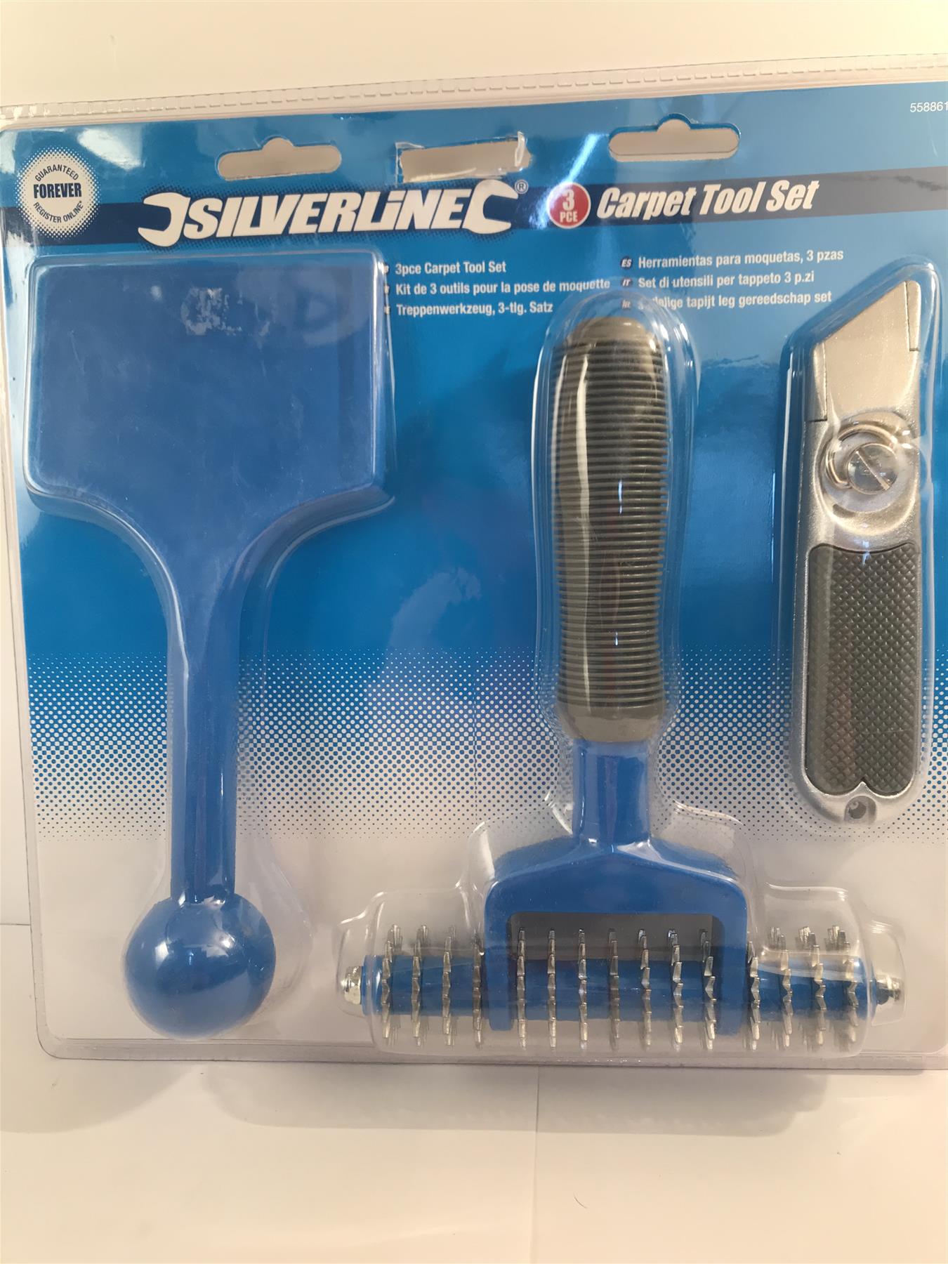 Silverline 3pc Carpet Tool Set 558861
