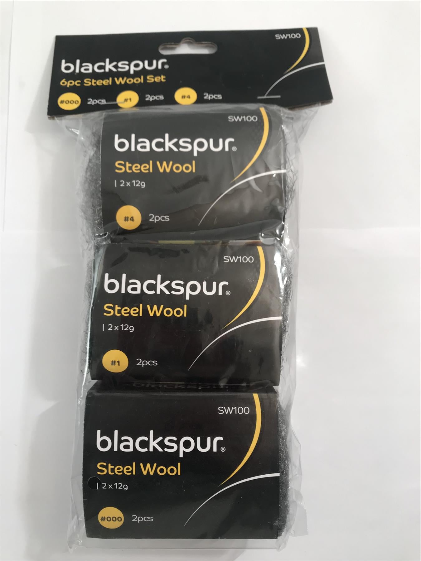 Blackspur 6pc Steel Wool Set  SW100