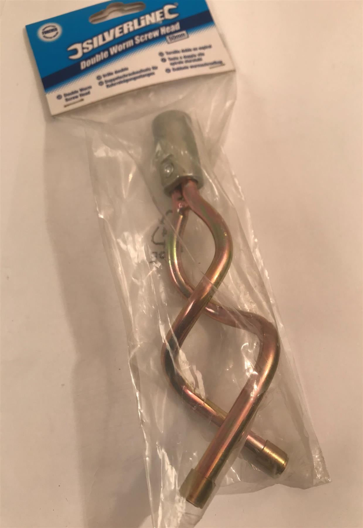 Silverline Double Worm Screw Head 50mm 868723