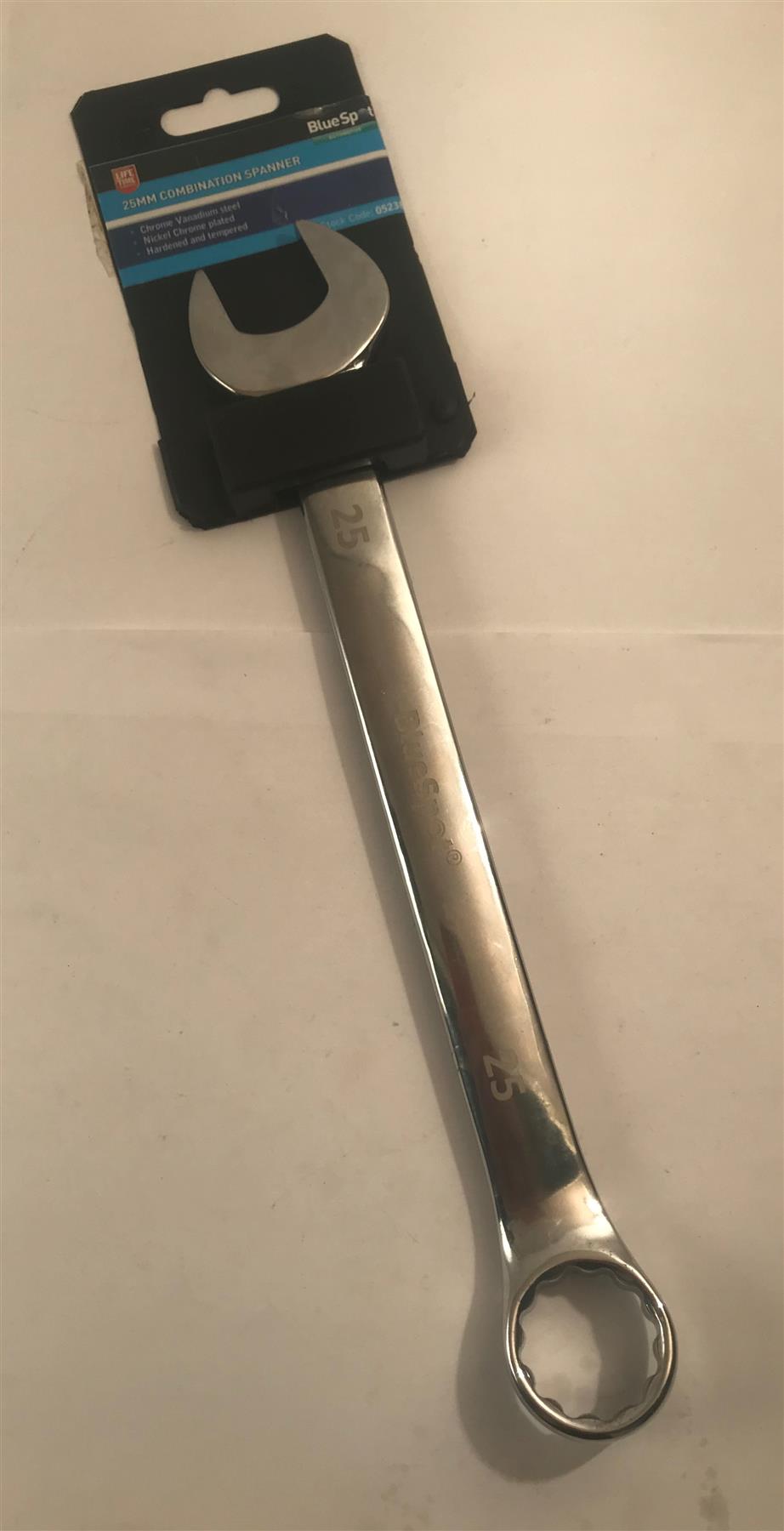 Bluespot Chrome Vanadium Combination Spanner 25mm  05238