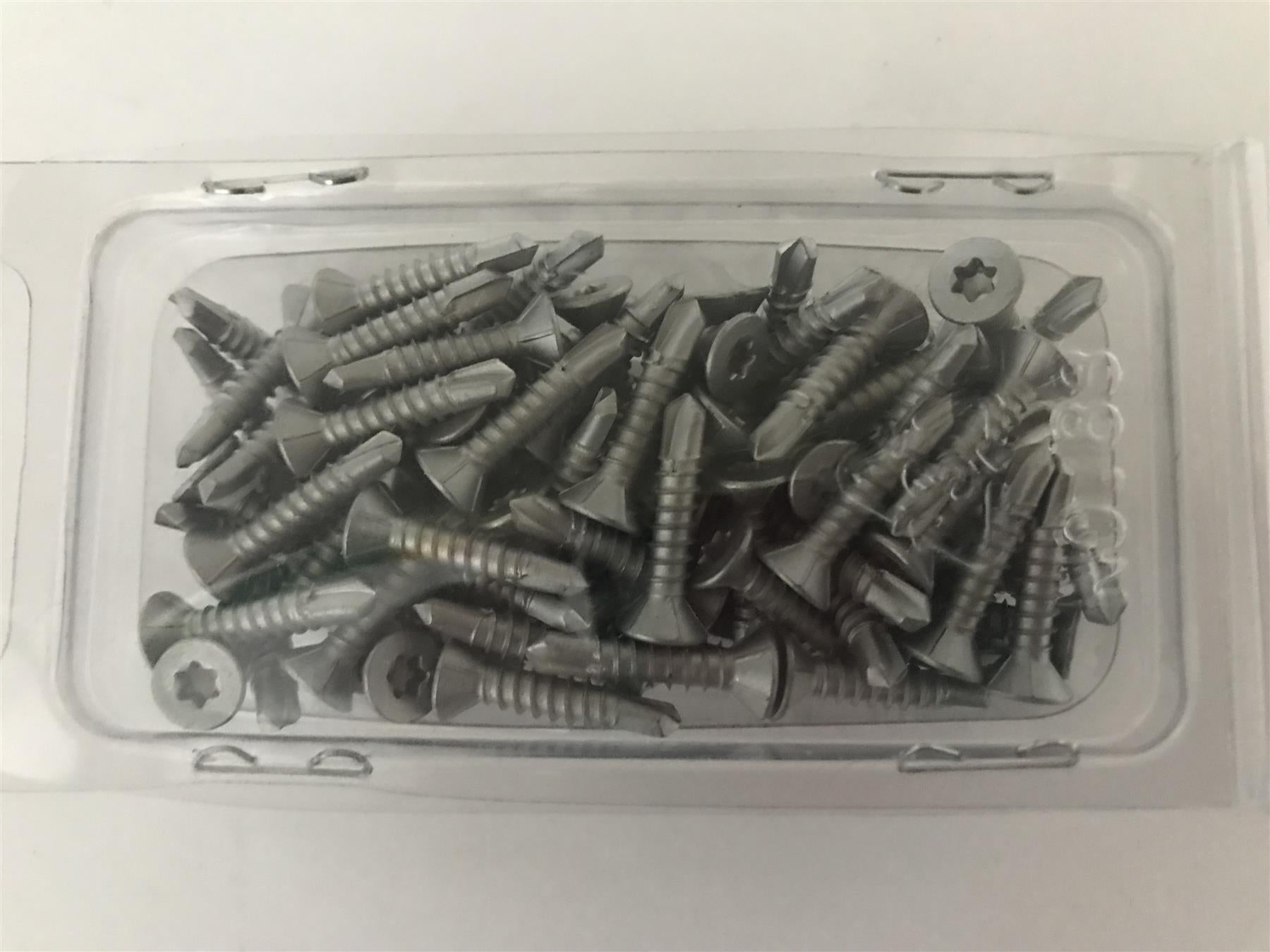 Self Tapping Self Drilling Torx 3.9 x 19mm Countersunk Screws (Pack 100)