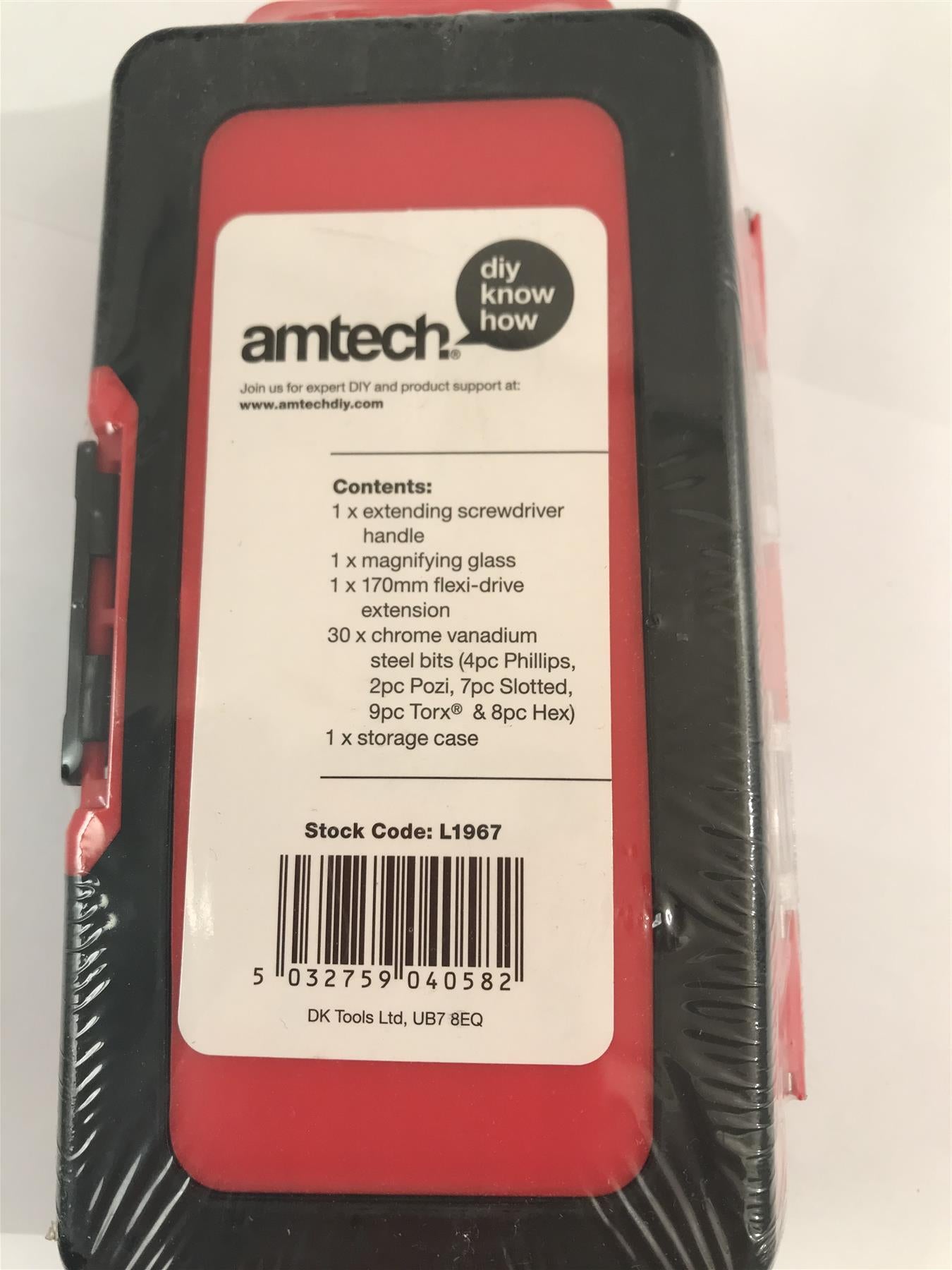 Amtech L1967 33 pc Precision Screwdriver Bit Set