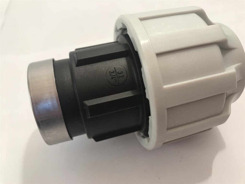 MDPE Female Adaptor 32mm x 3/4"