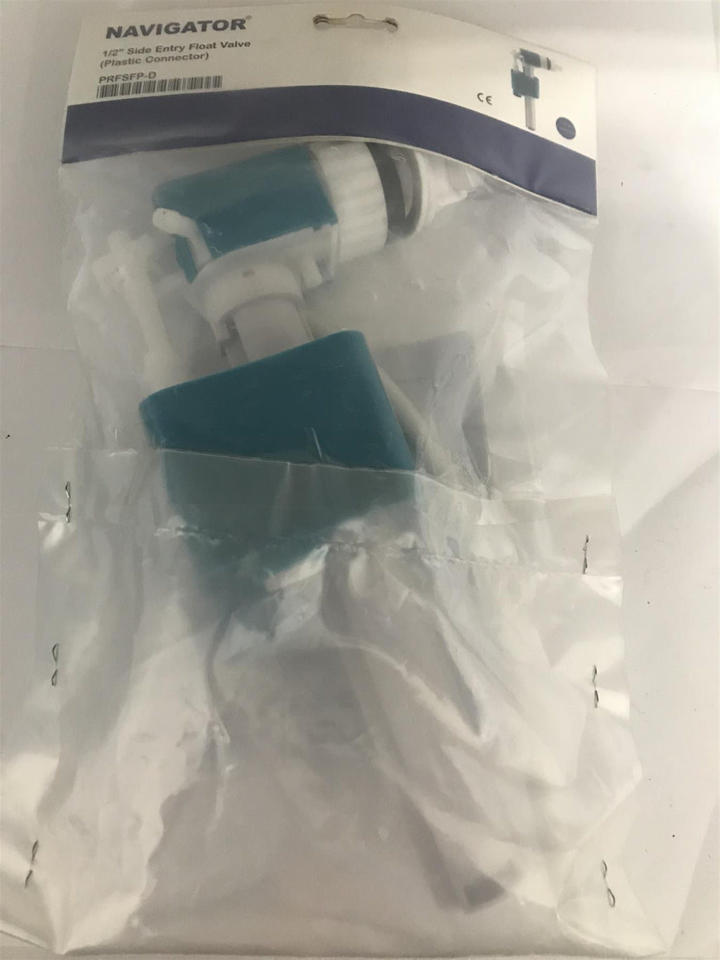 Navigator 1/2" Side Entry Float Valve (Plastic Connector)  PRFSFP-D