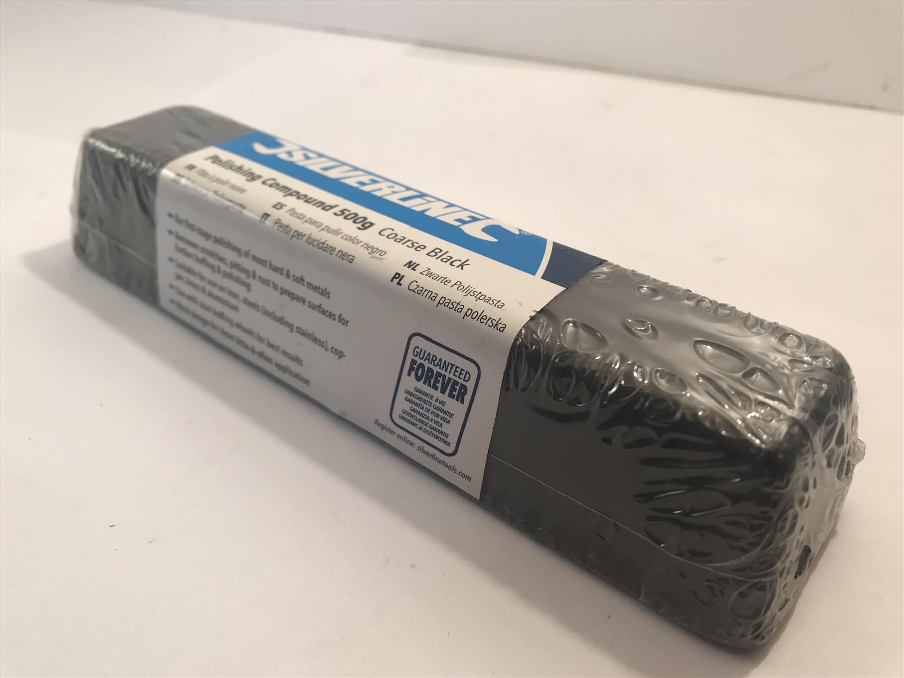 Silverline Coarse Black Polishing Compound 500g