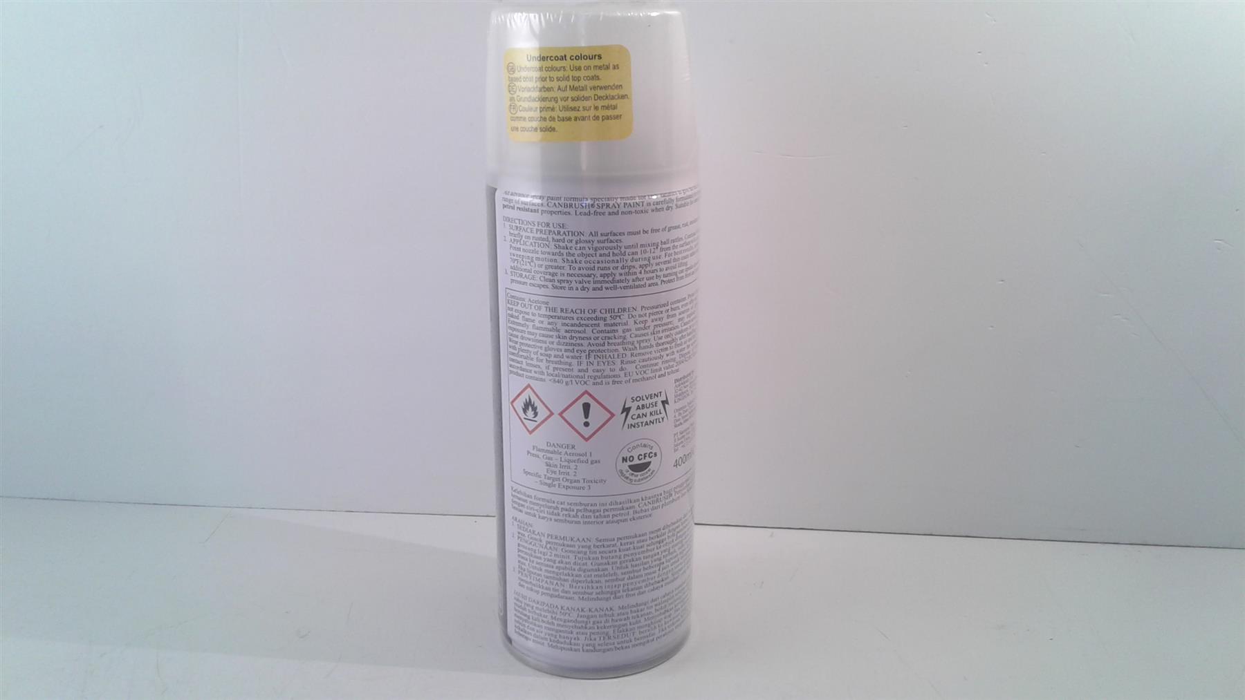 Canbrush Spray Paint C19 Anti-Rust Primer for metal, plastic and wood