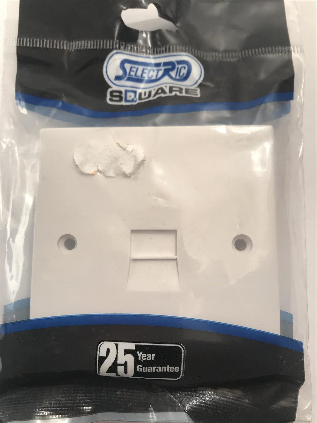 Selectric Square  1 Gang Secondary Flush Telephone Socket NLG1515/S