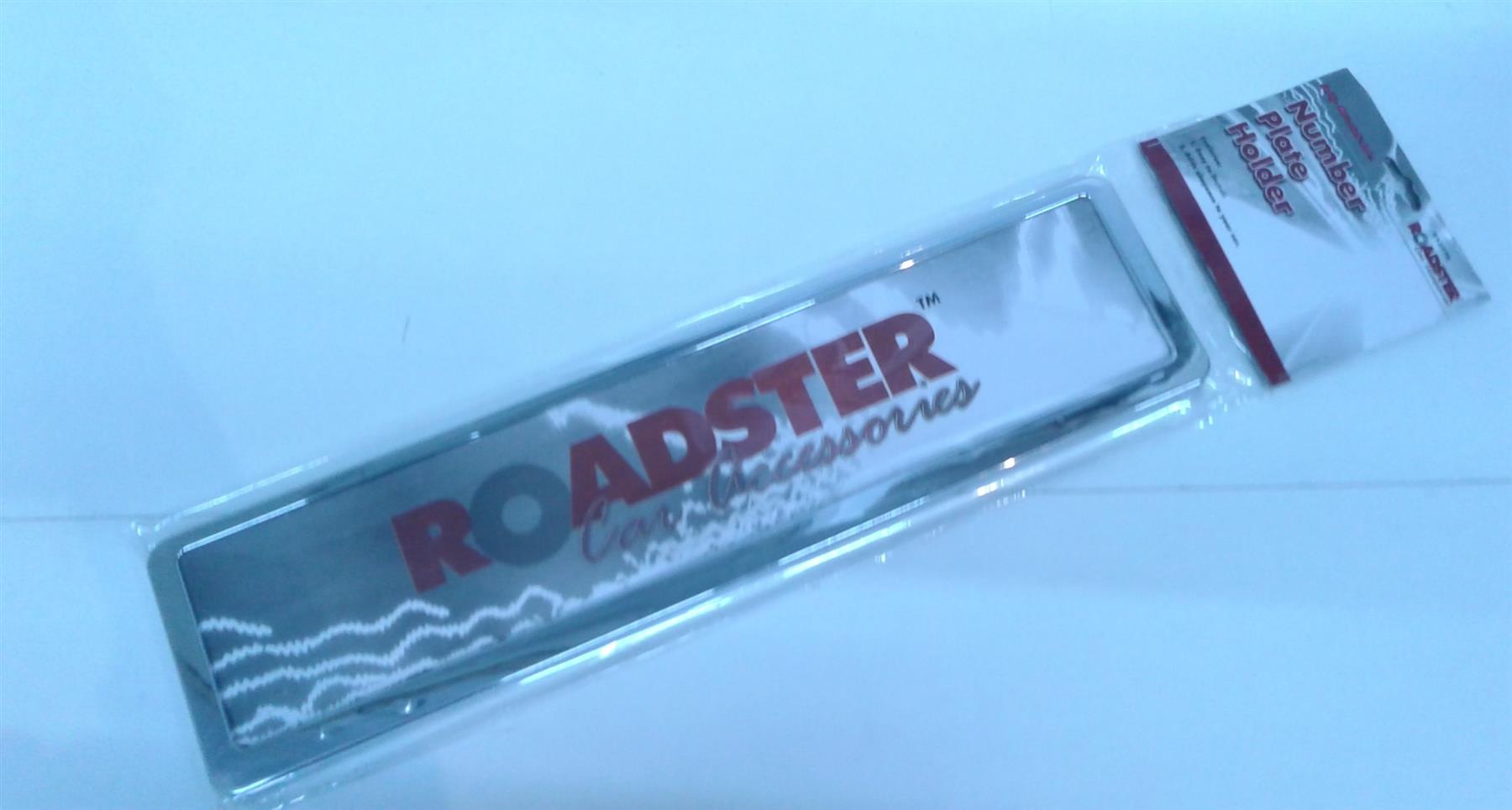 Roadster Number Plate Holder Chrome Effect