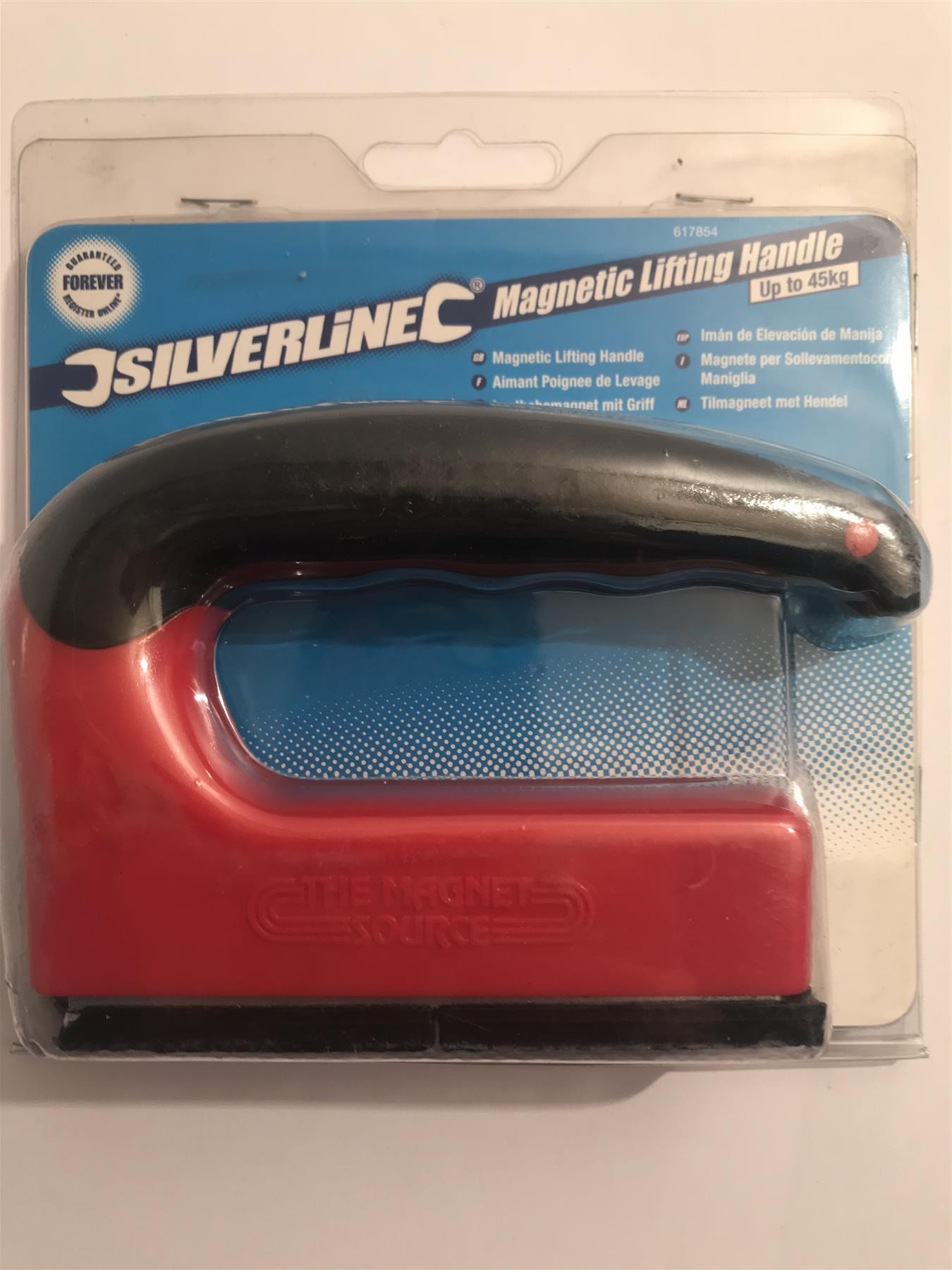 Silverline Magnetic Lifting Handle up to 45kg (100lb)  617854
