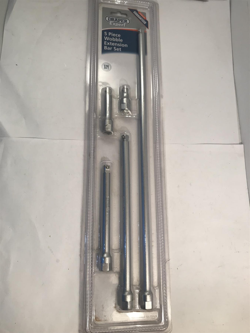 Draper 5pc 3/8" Drive Wobble Extension Bar Set 45-450mm  WBD/5A