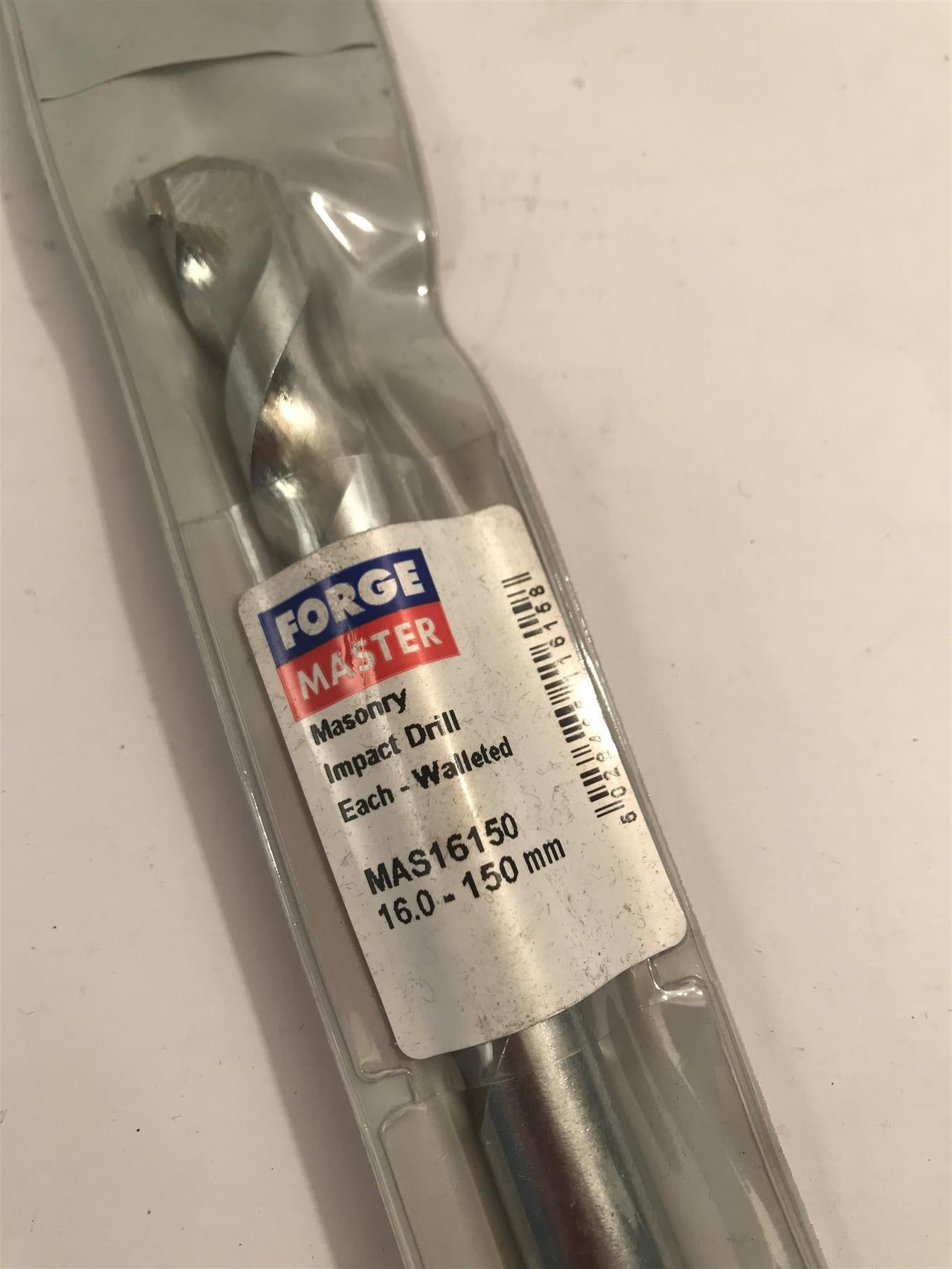 Forge Master Masonry Impact Drill Bit 16 x 150mm  MAS16150