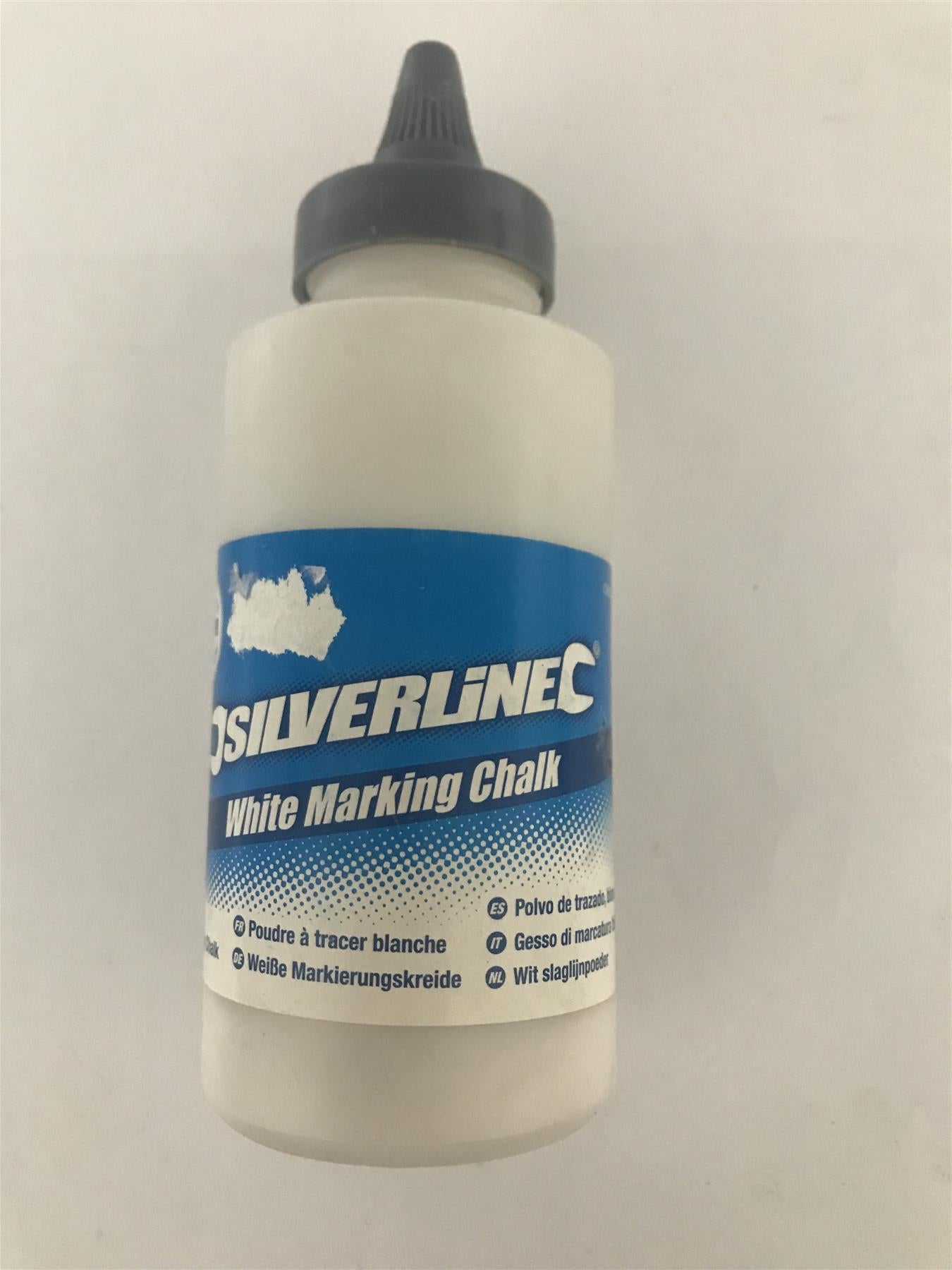 Silverline 225g White Marking Chalk  CB63W